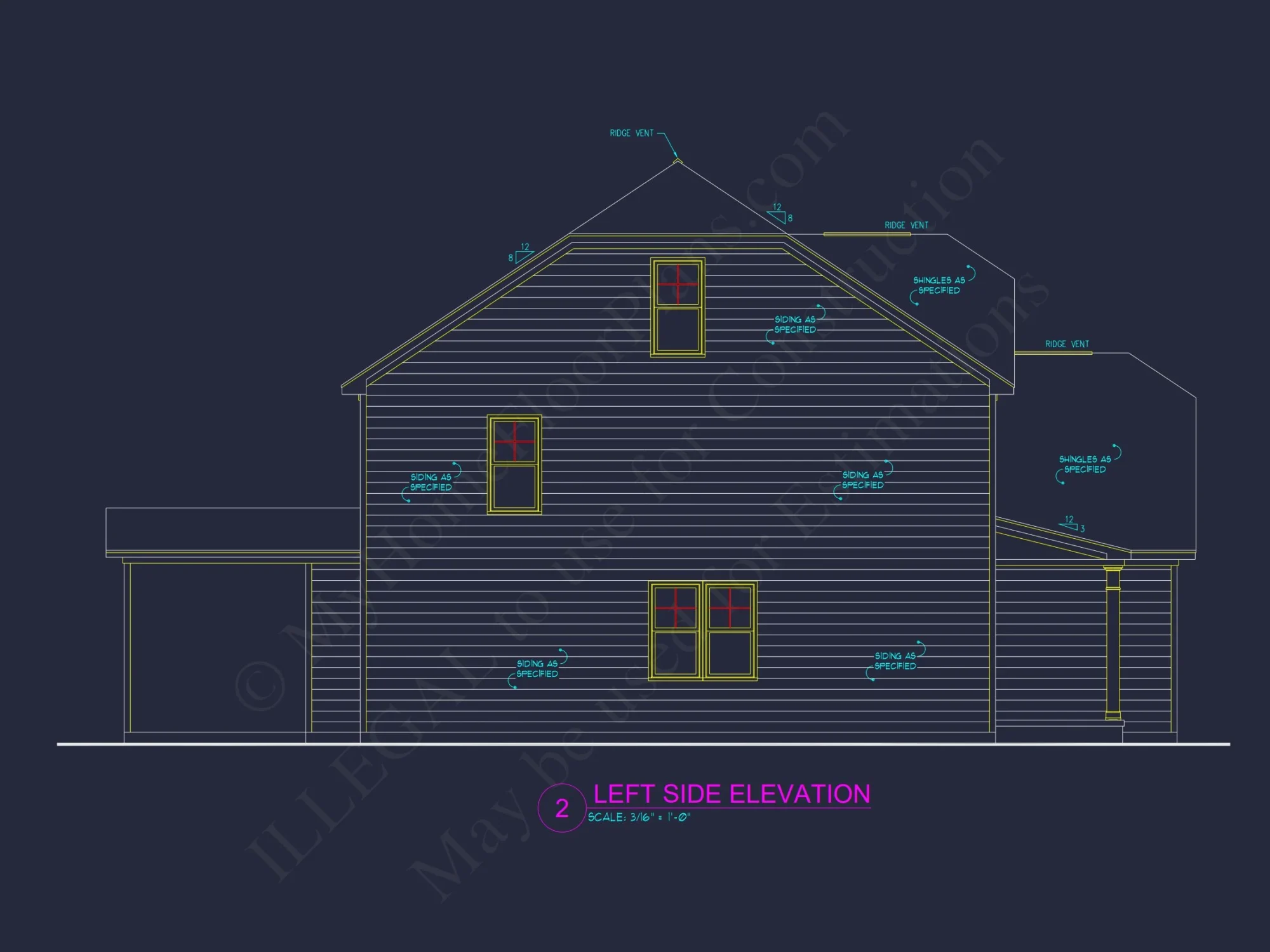 Versatile house Plan with CAD Designs