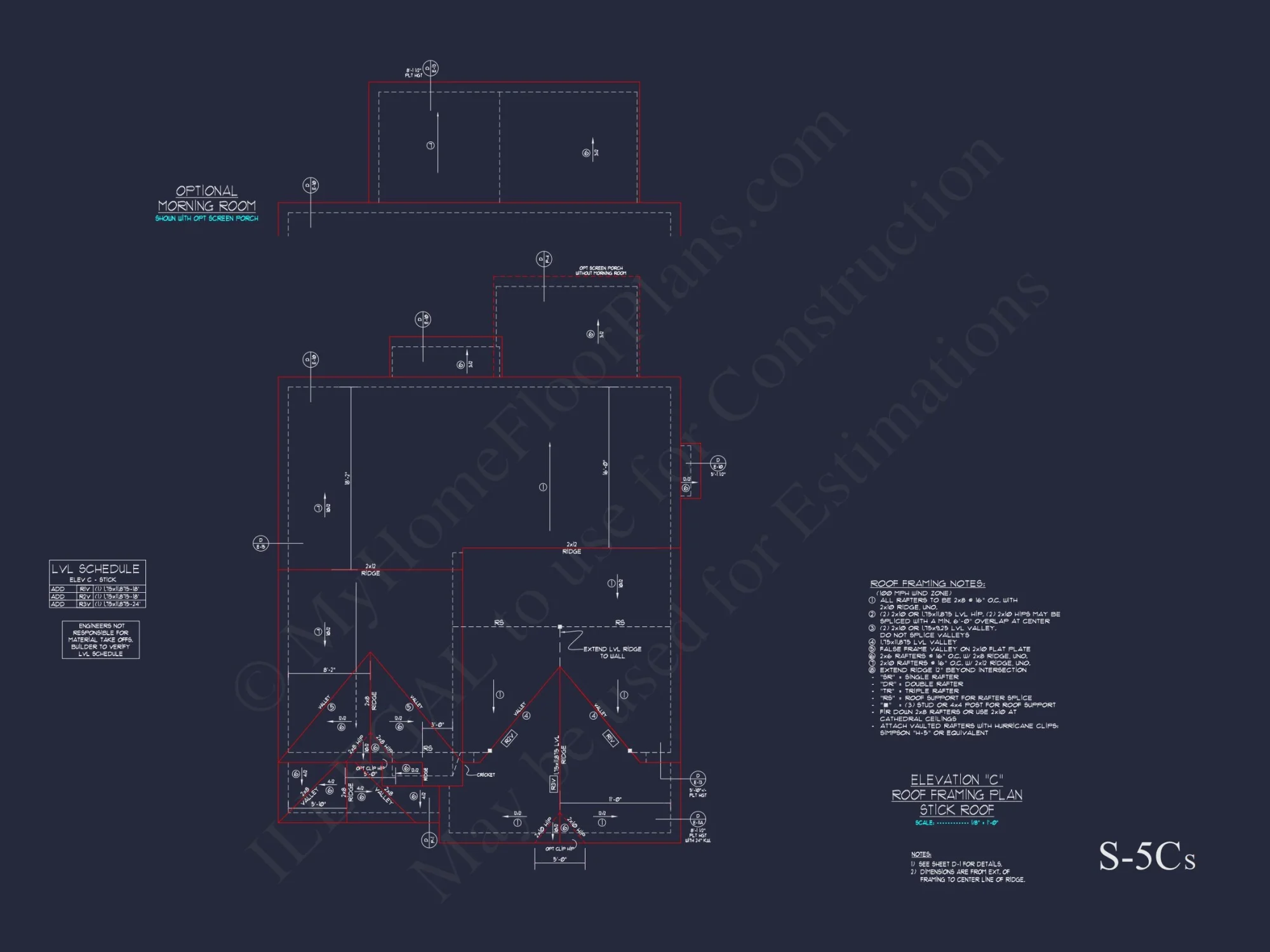 Traditional Craftsman house Plan with 2 Floors & CAD Blueprints