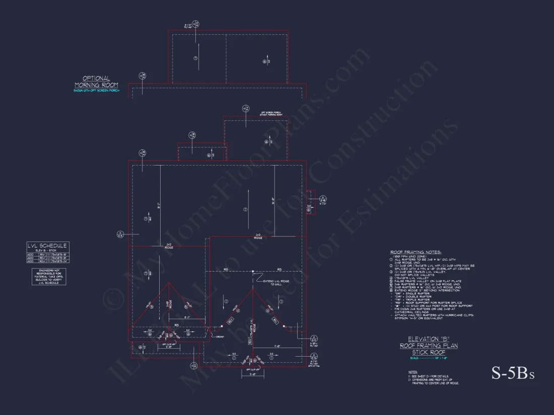 Traditional Craftsman house Plan with 2 Floors & CAD Blueprints