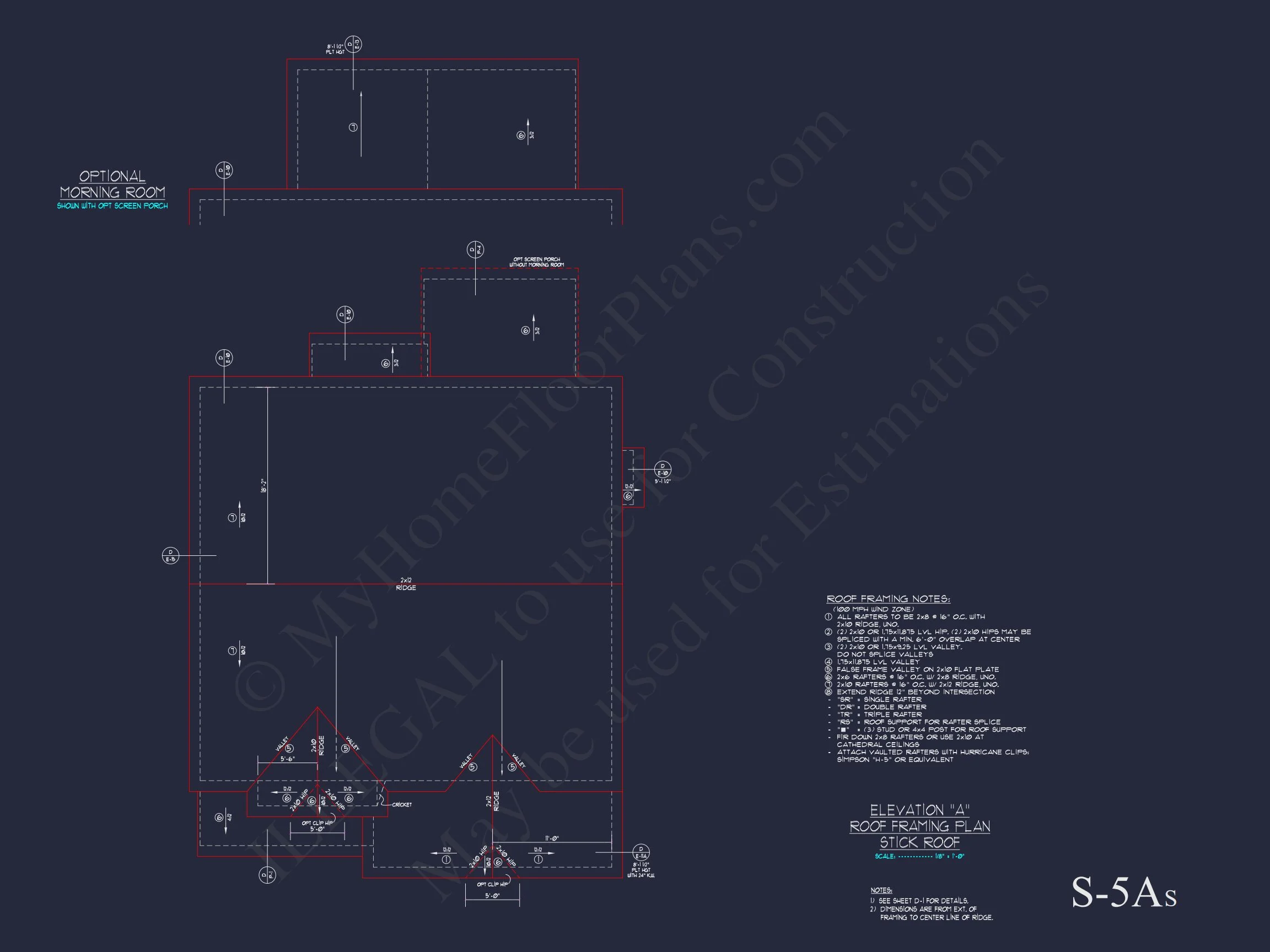 Traditional Craftsman house Plan with 2 Floors & CAD Blueprints