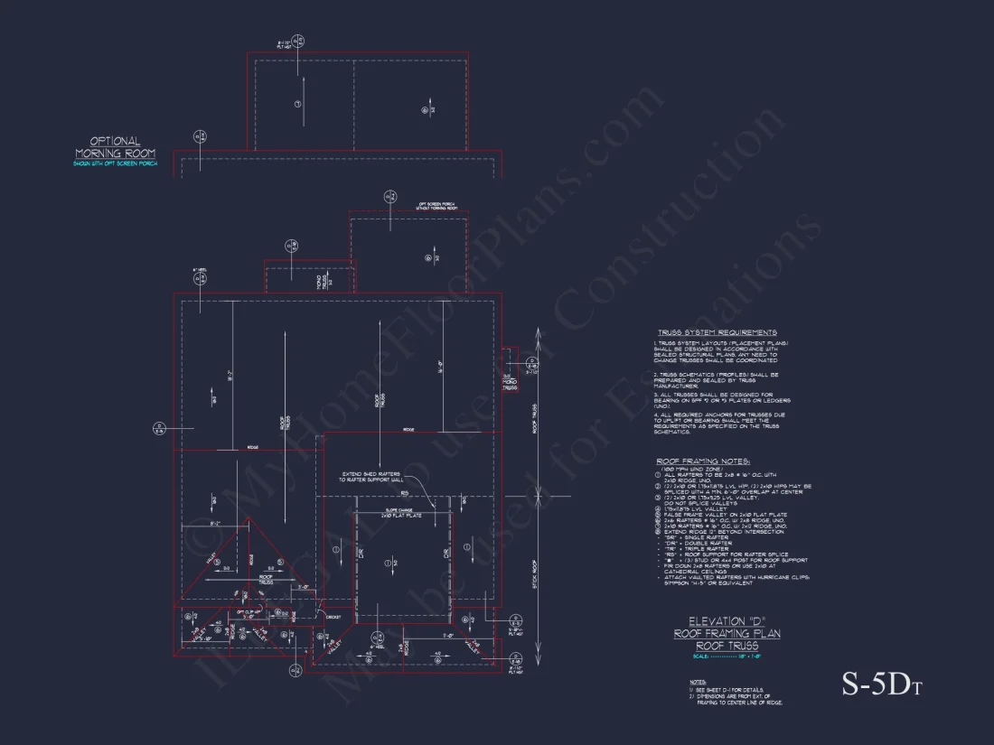 Traditional Craftsman house Plan with 2 Floors & CAD Blueprints