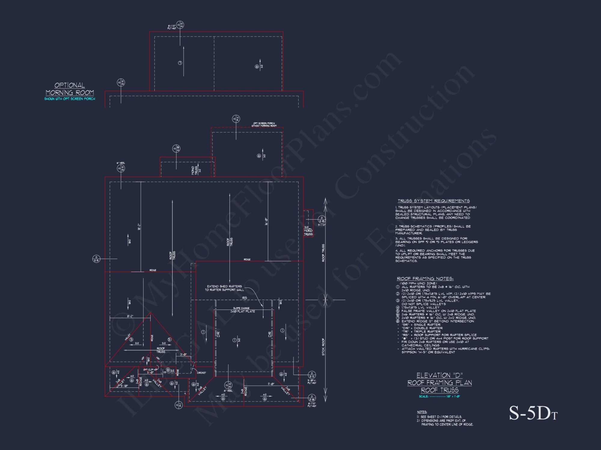 Traditional Craftsman house Plan with 2 Floors & CAD Blueprints