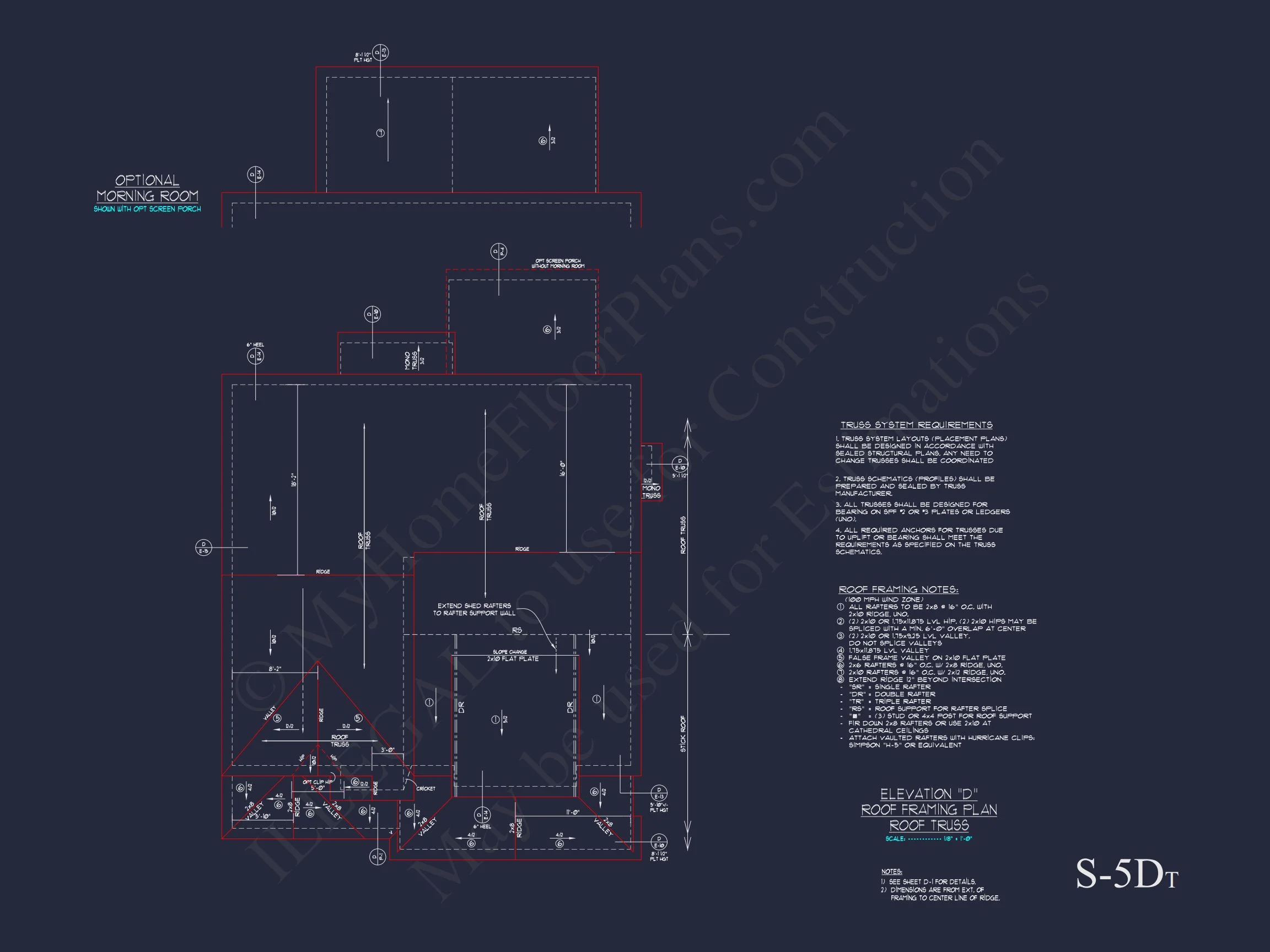 Traditional Craftsman house Plan with 2 Floors & CAD Blueprints