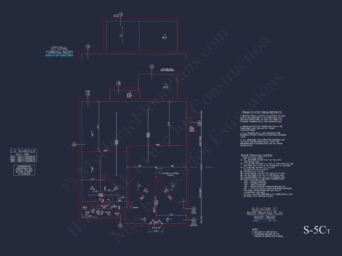 Traditional Craftsman house Plan with 2 Floors & CAD Blueprints