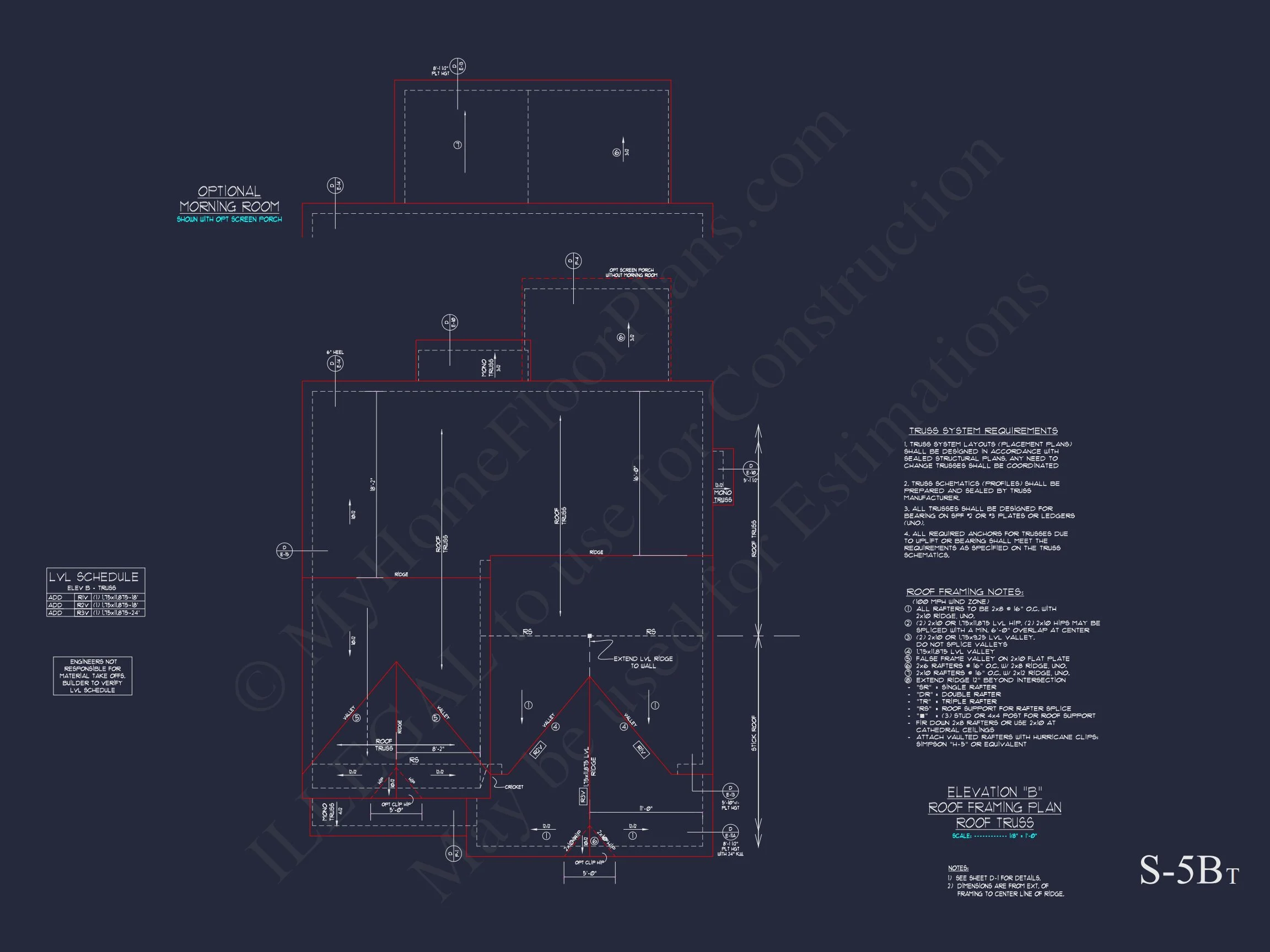 Traditional Craftsman house Plan with 2 Floors & CAD Blueprints