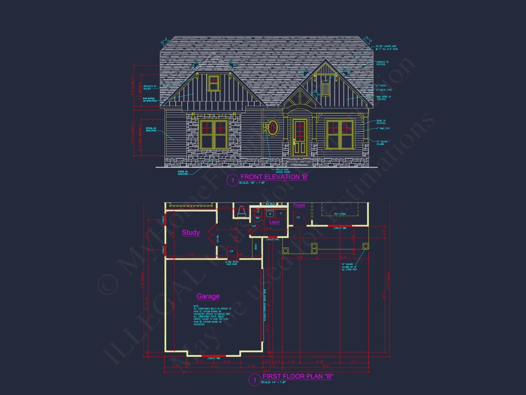 Modern Craftsman house Plan with Spacious Floor Plans