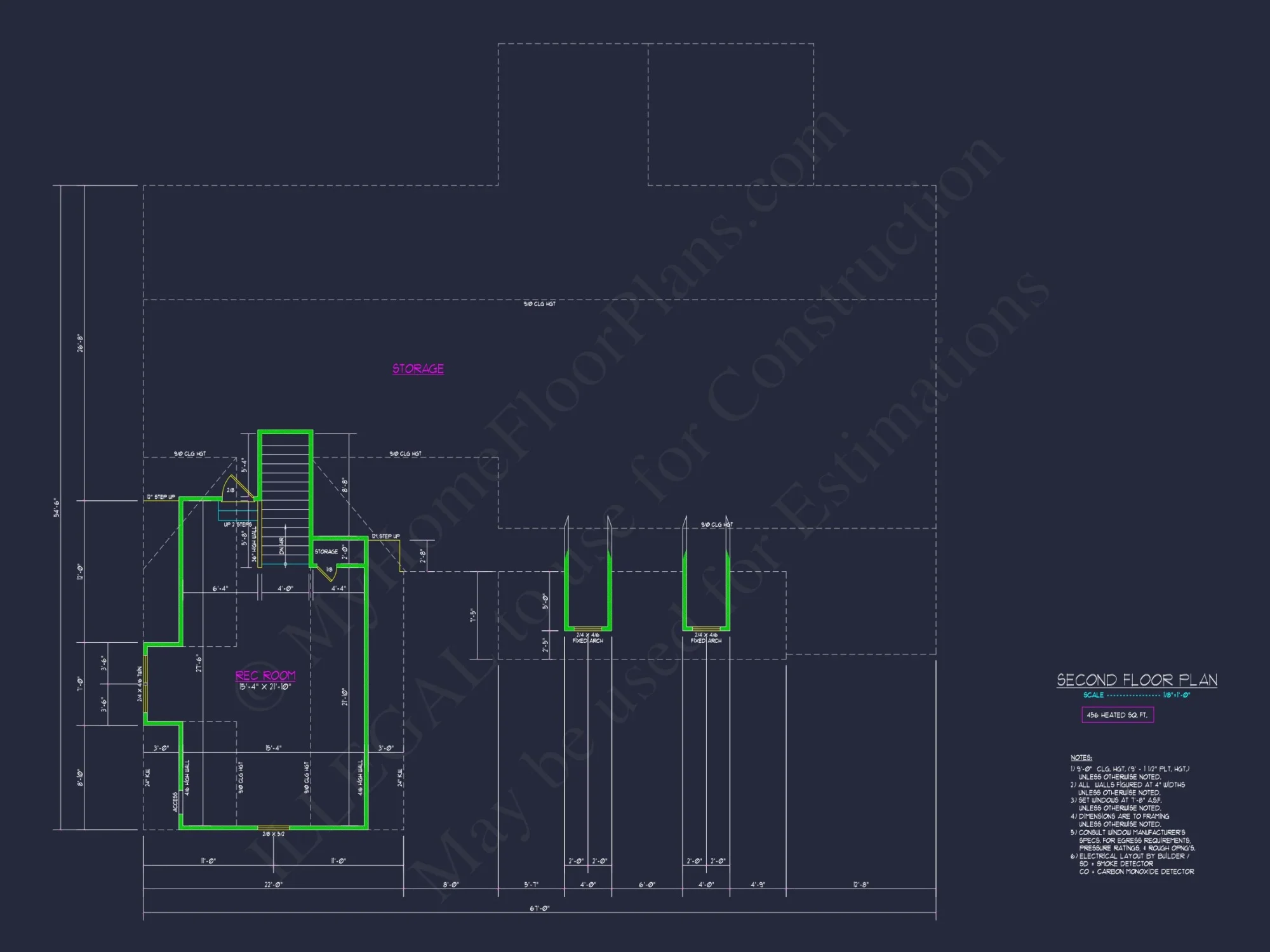 Cape Cod house Plan with 3 Beds, CAD Designs, and Blueprints