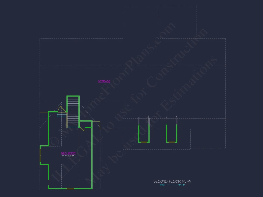 Cape Cod house Plan with 3 Beds, CAD Designs, and Blueprints