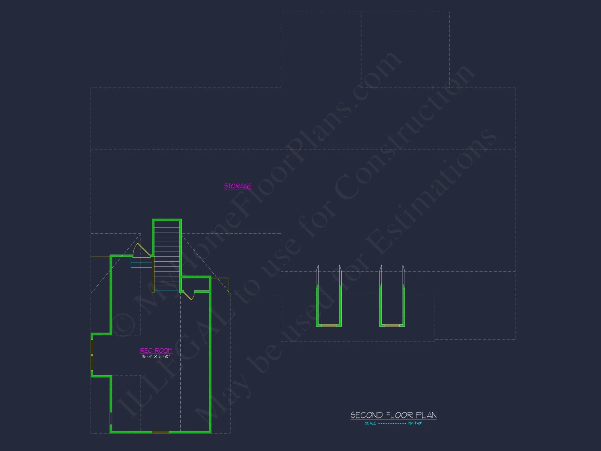 Cape Cod house Plan with 3 Beds, CAD Designs, and Blueprints