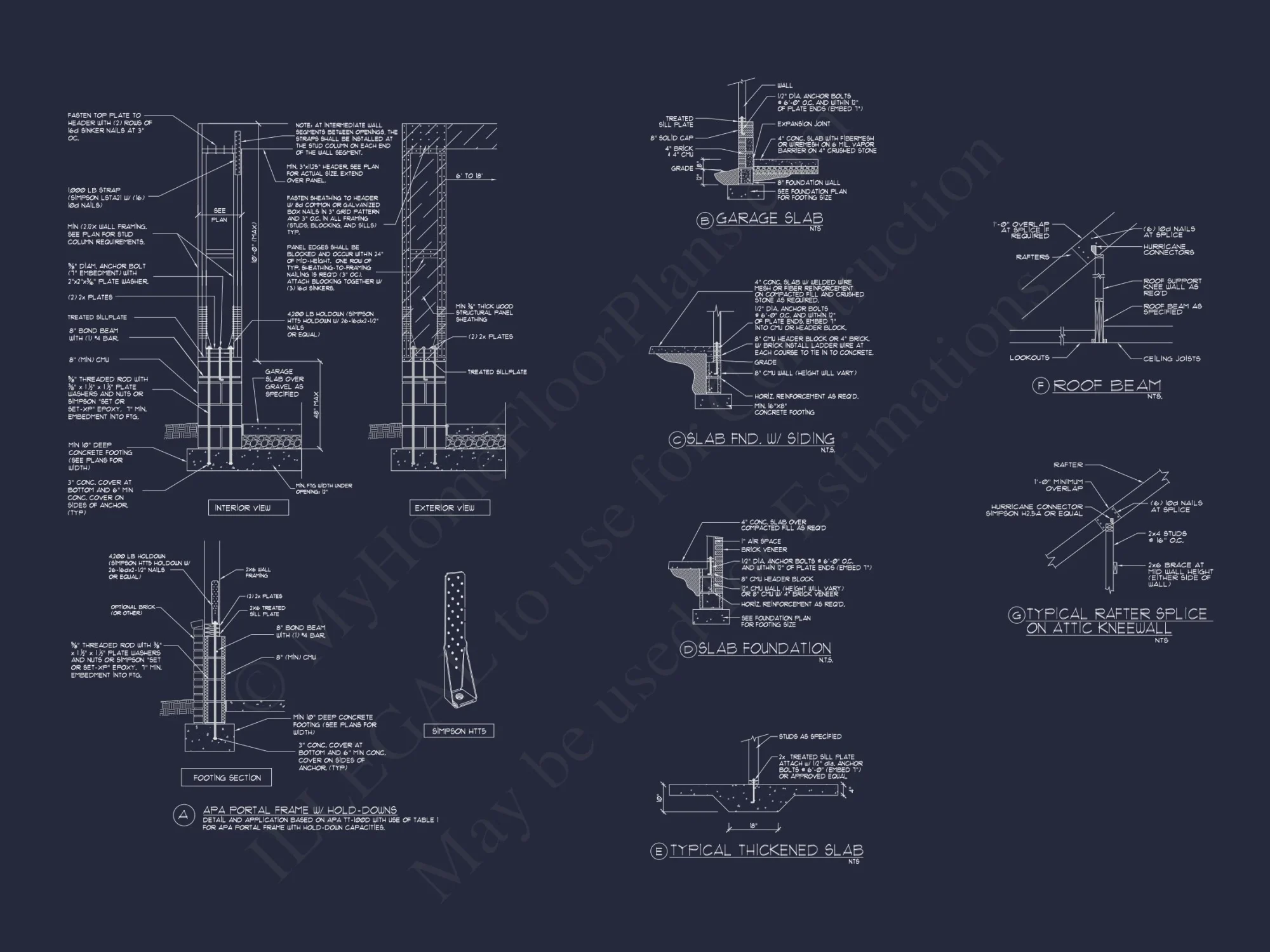 Floor Plan, CAD Blueprint for Builders