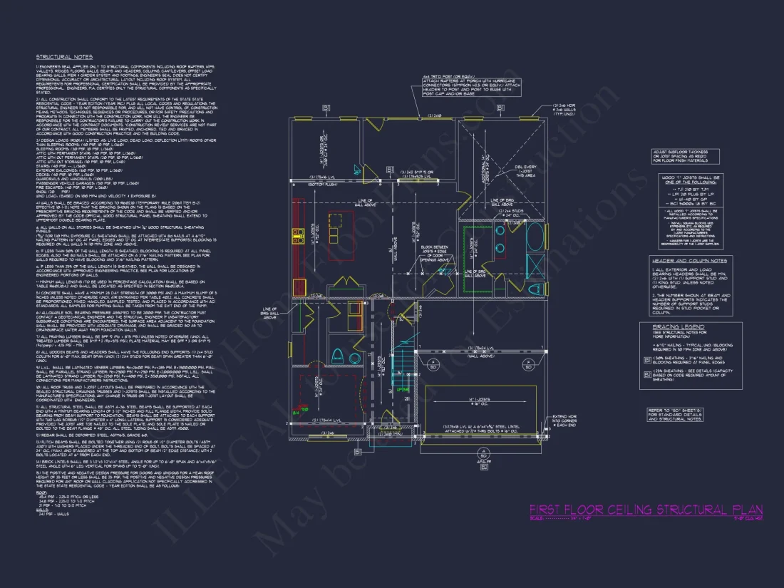 Custom house Plan with CAD Blueprint – 2-story Floor Designs