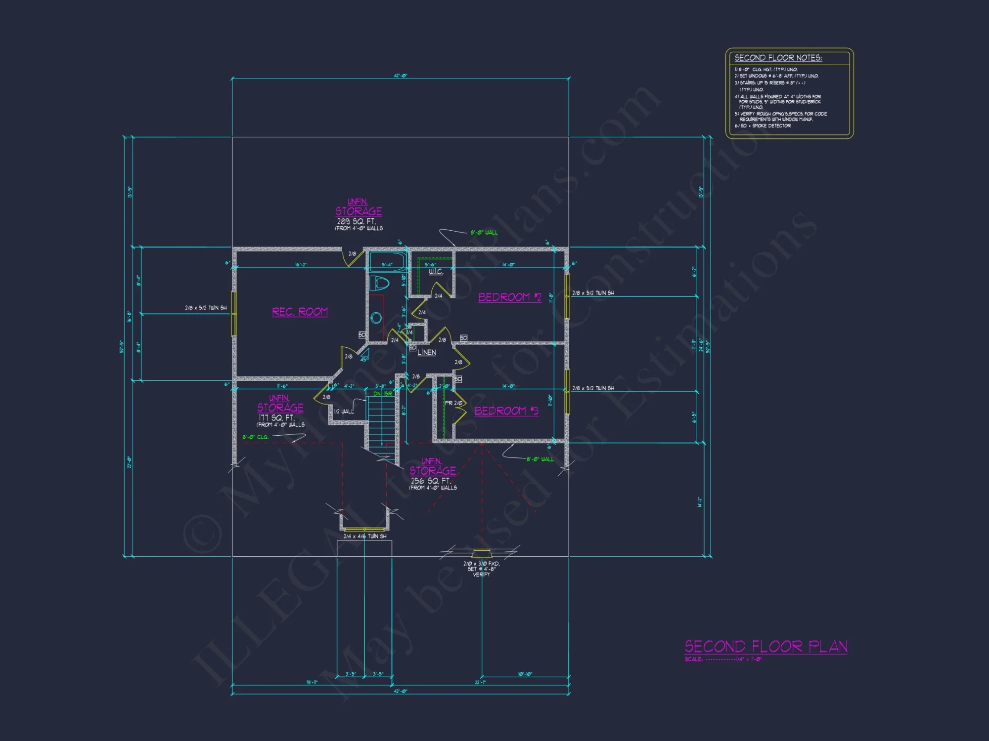 Custom house Plan with CAD Blueprint – 2-story Floor Designs