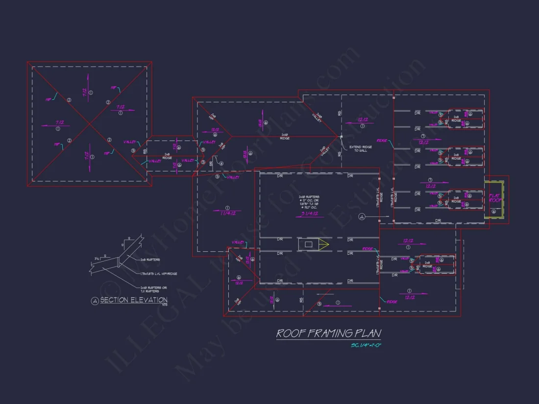 Colonial Revival house Floor Plan