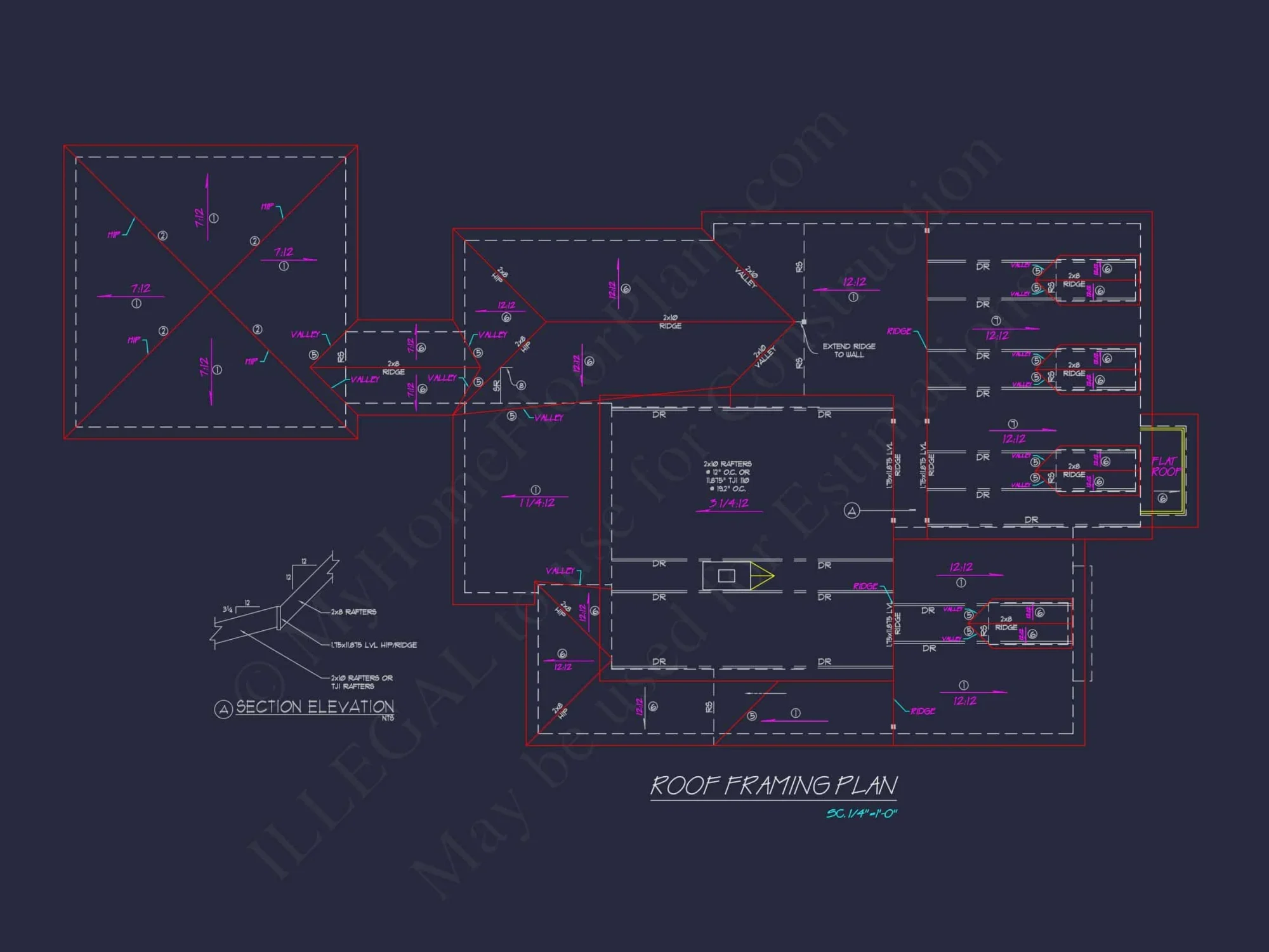 Colonial Revival house Floor Plan