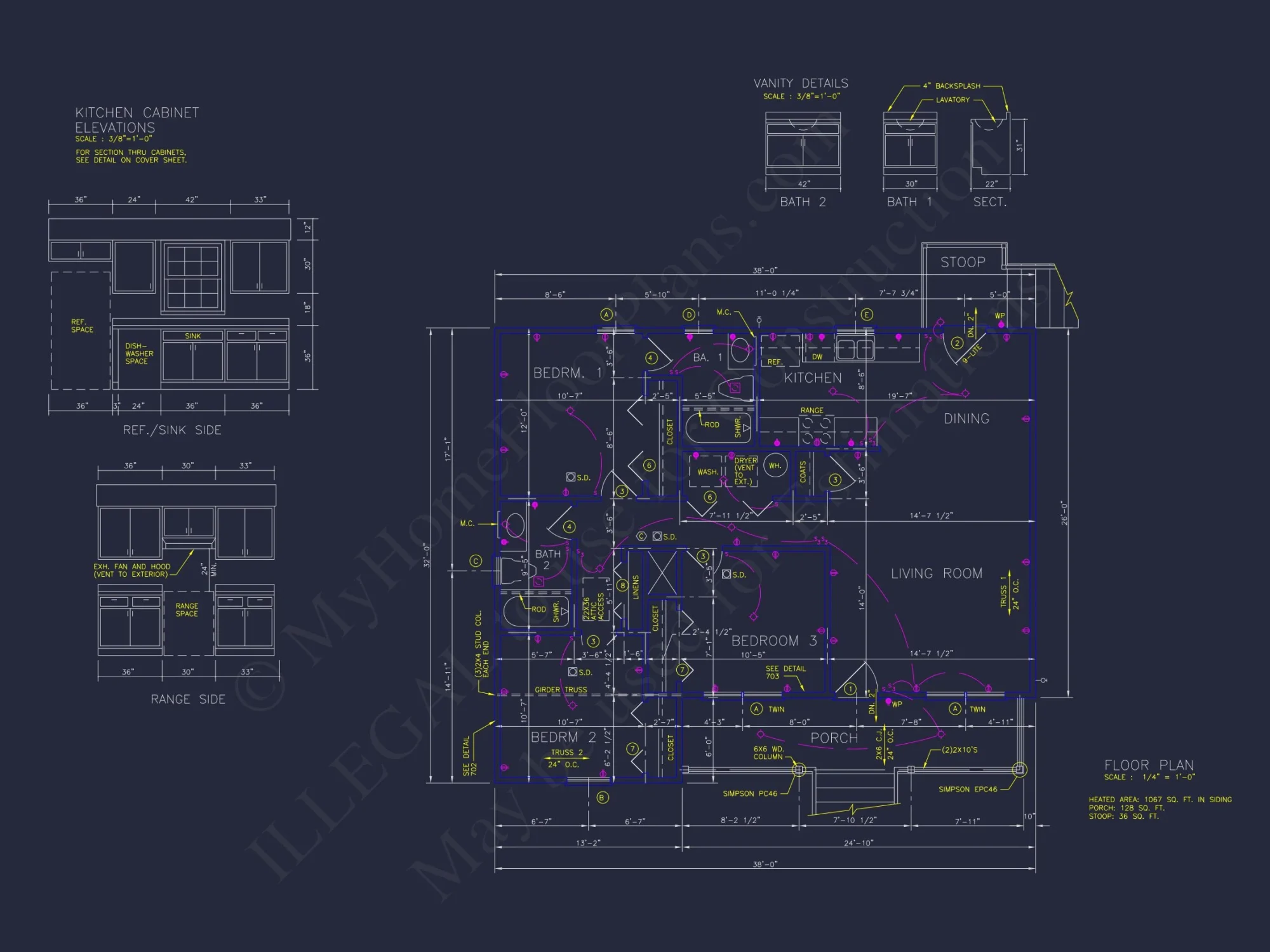 Charming house Plan with Detailed Floor Plan & CAD Designs