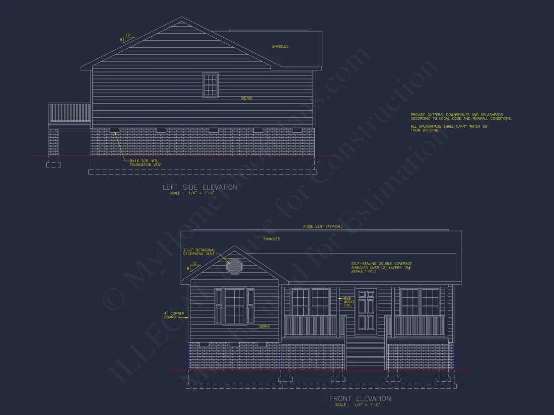 Charming house Plan with Detailed Floor Plan & CAD Designs