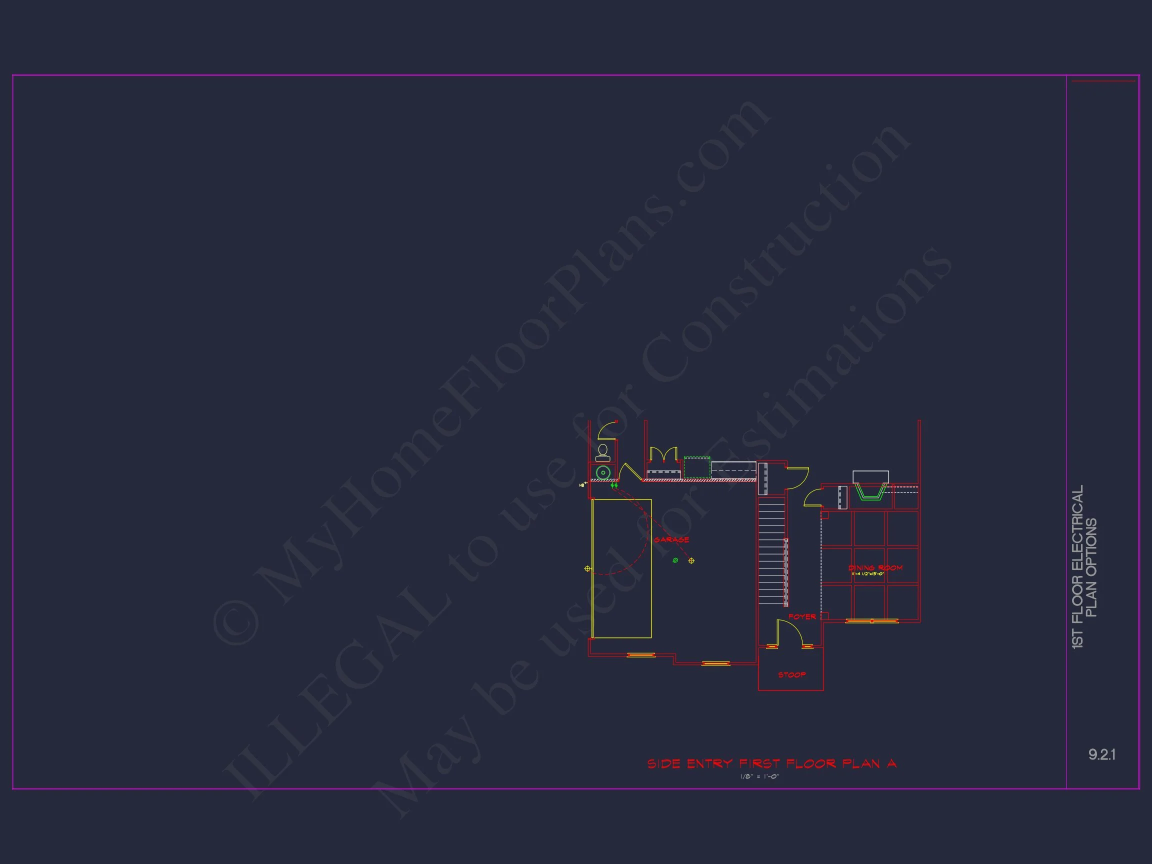 Elegant house Plan with CAD Blueprint and Modern Designs