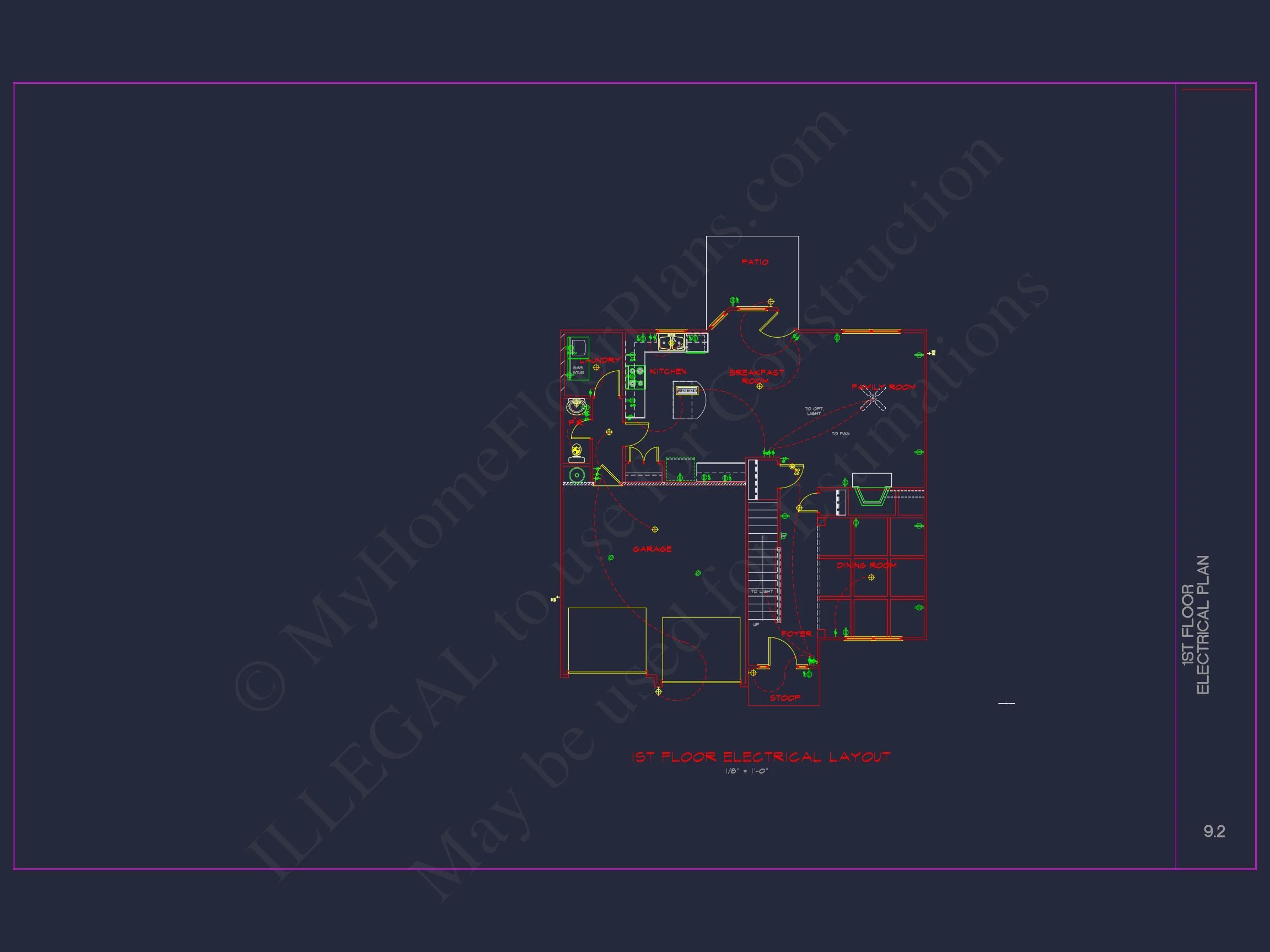 Elegant house Plan with CAD Blueprint and Modern Designs