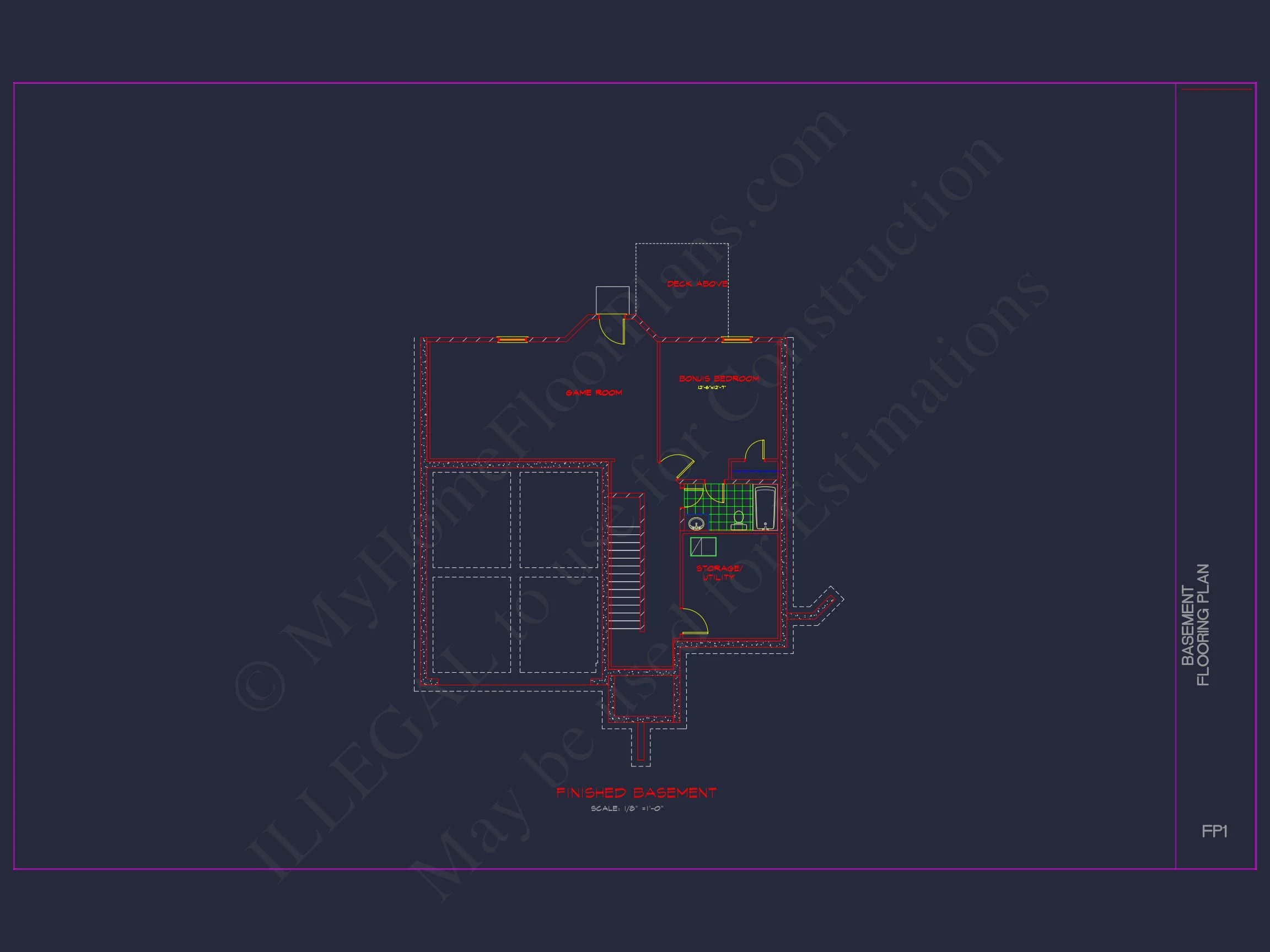 Elegant house Plan with CAD Blueprint and Modern Designs