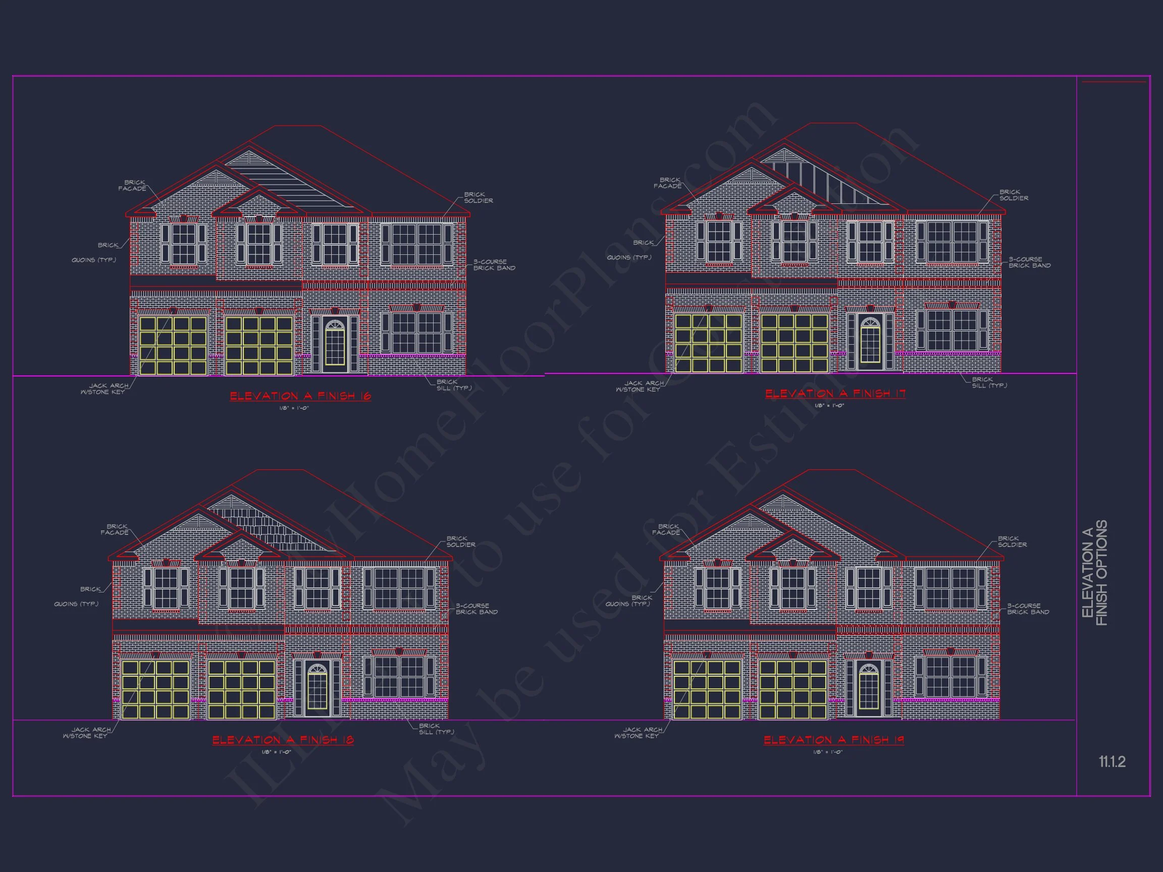Elegant house Plan with CAD Blueprint and Modern Designs