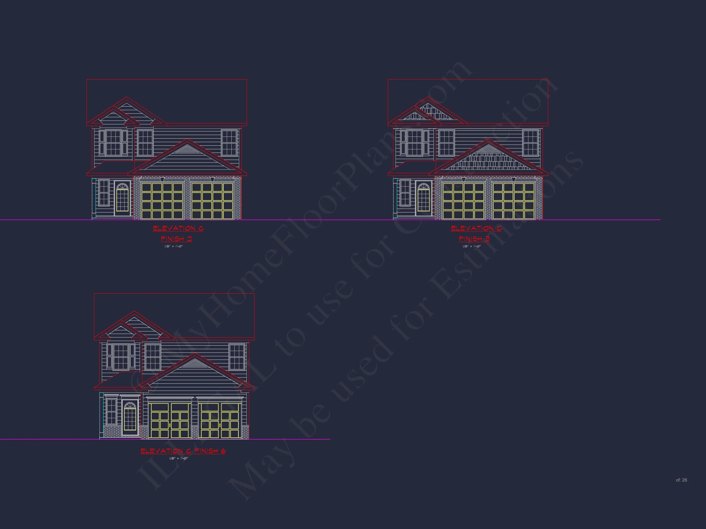 Beautiful house Plan with 2-Story CAD Designs and Open Floor Plans