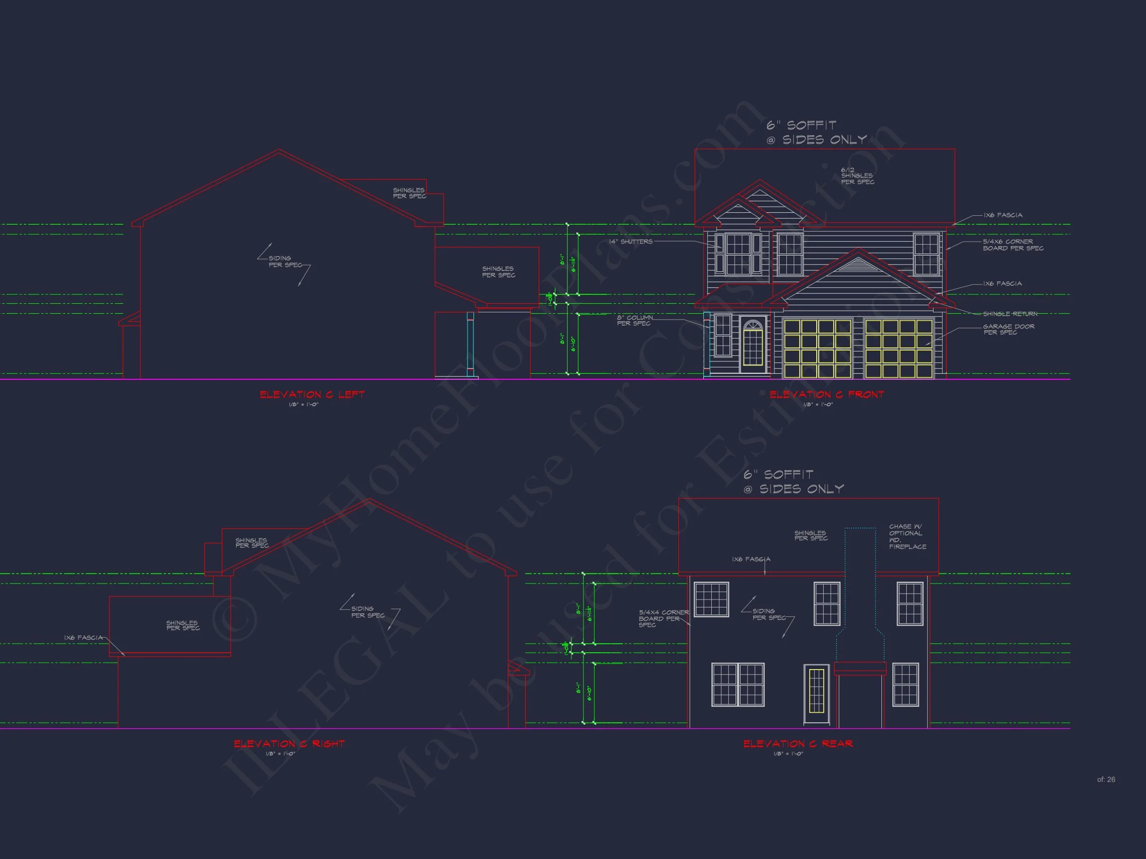 Beautiful house Plan with 2-Story CAD Designs and Open Floor Plans