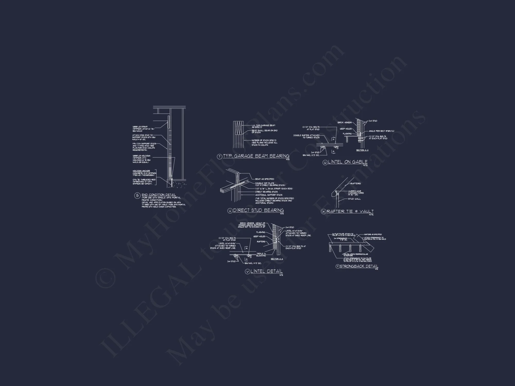 "2-Story modern CAD house plan with brick design layout"
