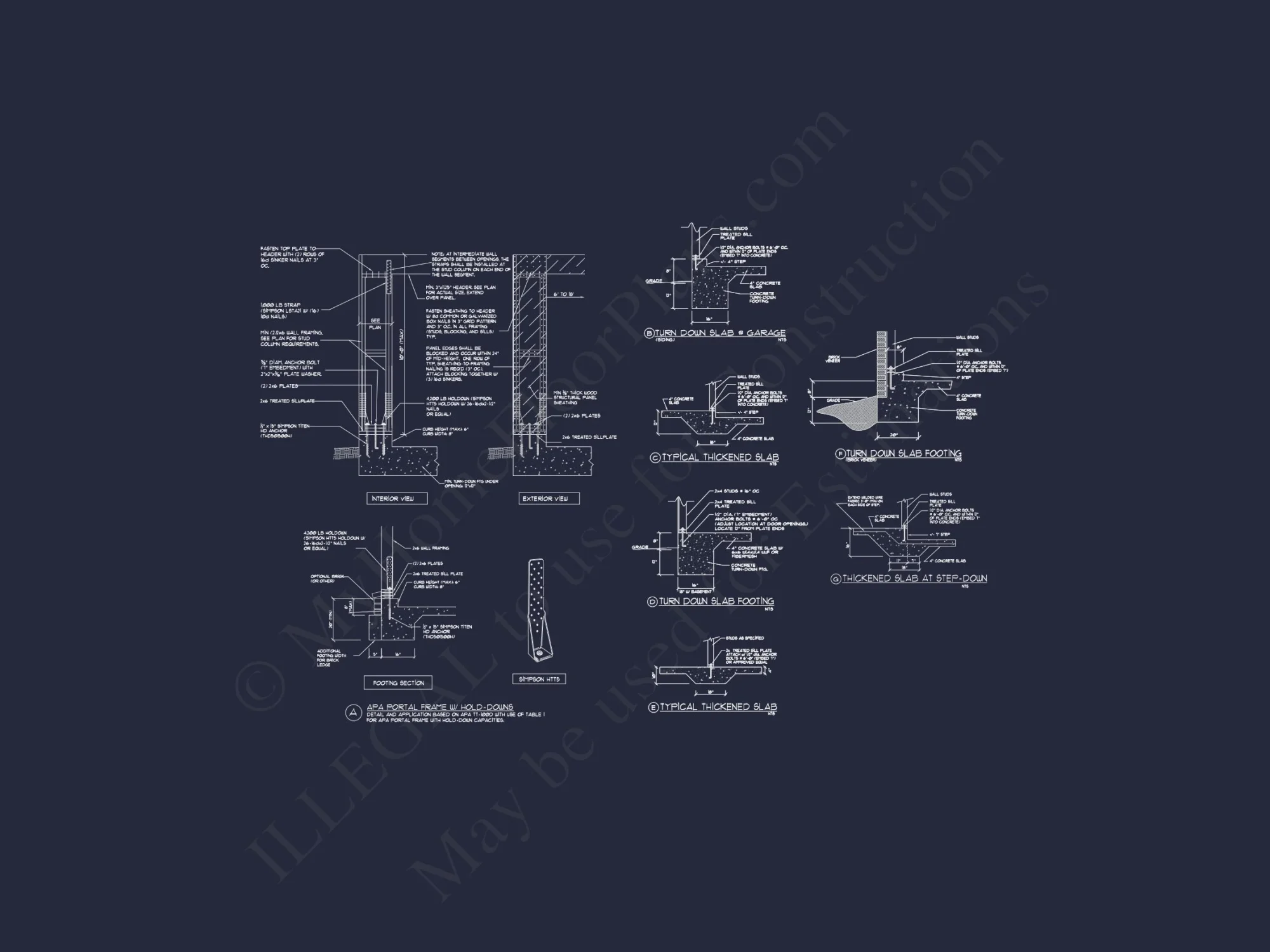 Modern CAD house Plan: 2-Story Floor Plan with Brick Design