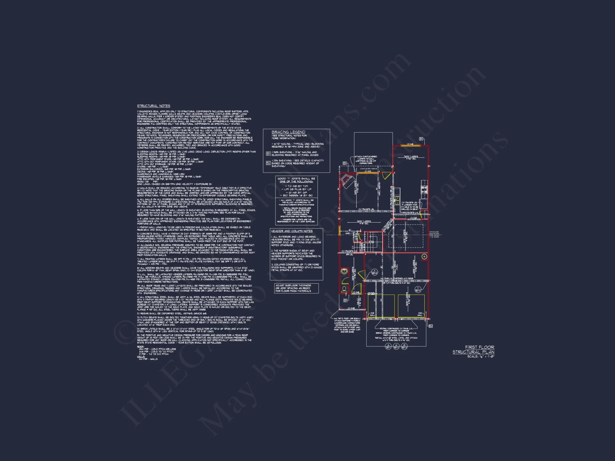 Modern CAD house Plan: 2-Story Floor Plan with Brick Design