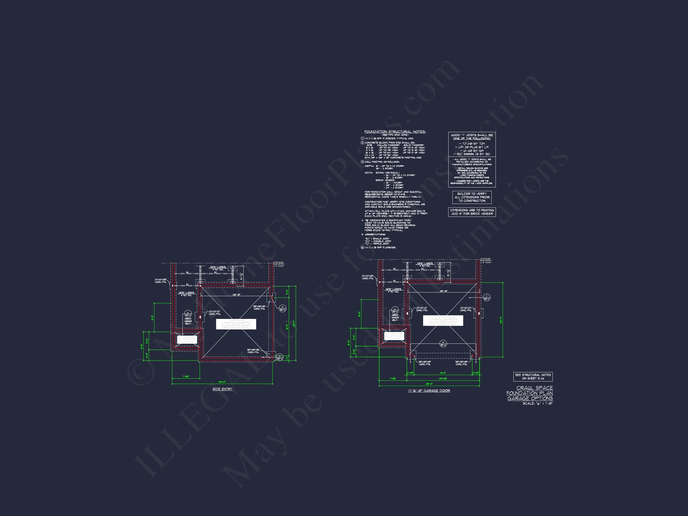 Modern CAD house Plan: 2-Story Floor Plan with Brick Design