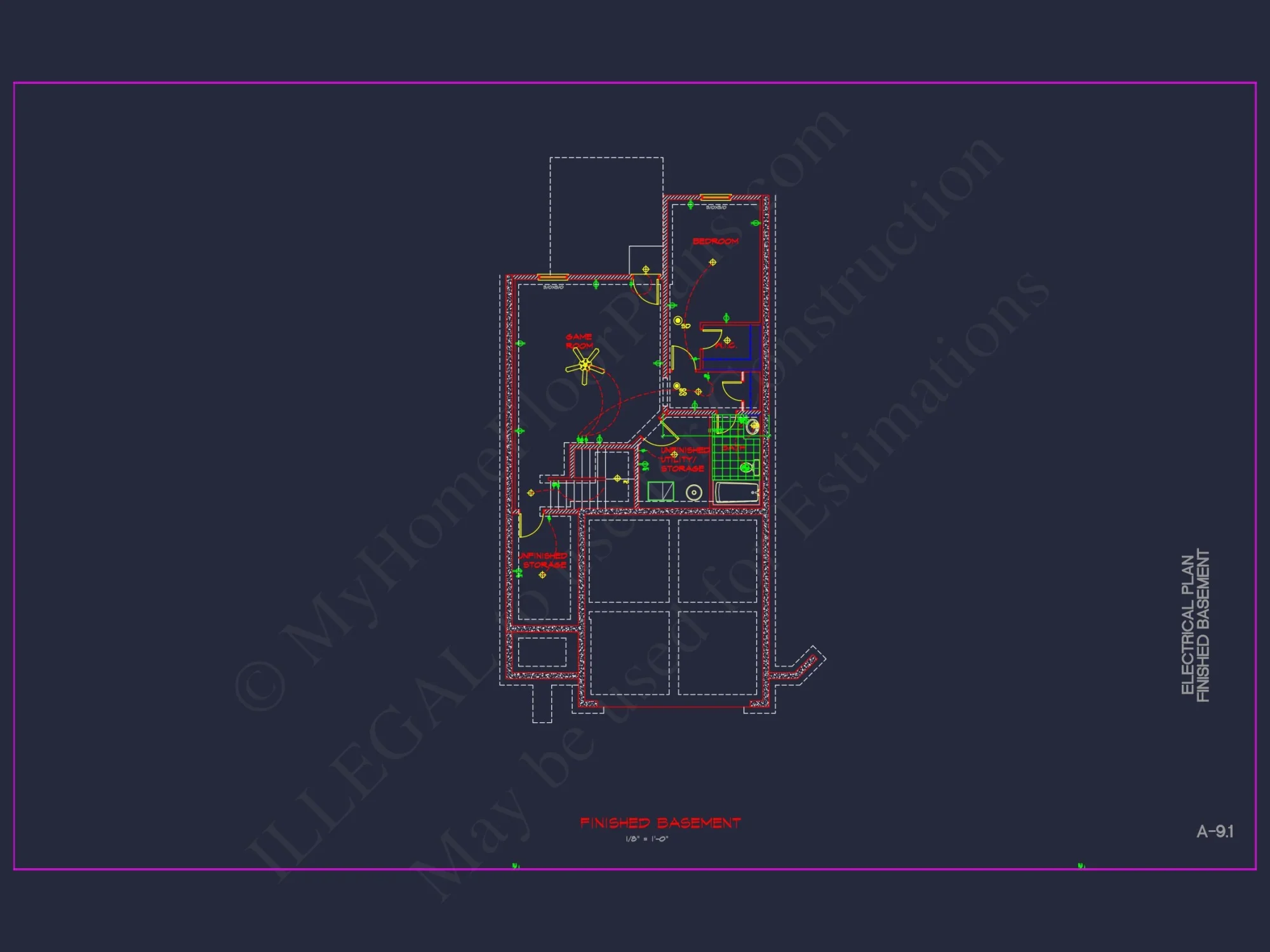 Modern CAD house Plan: 2-Story Floor Plan with Brick Design