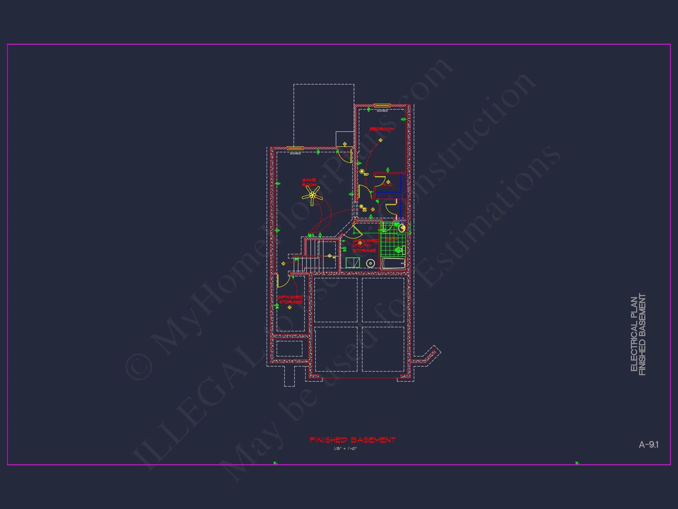 Modern CAD house Plan: 2-Story Floor Plan with Brick Design