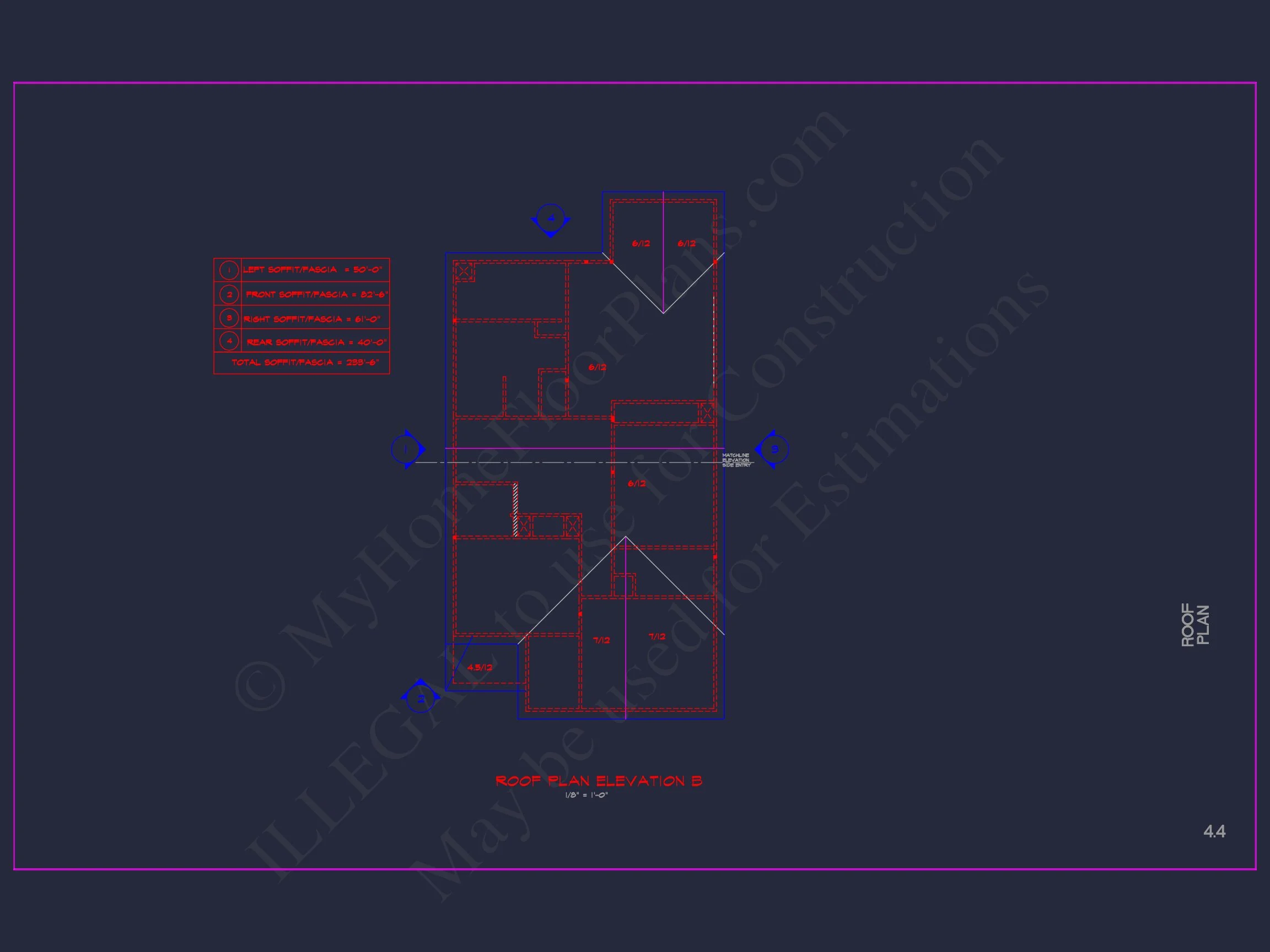 Modern CAD house Plan: 2-Story Floor Plan with Brick Design