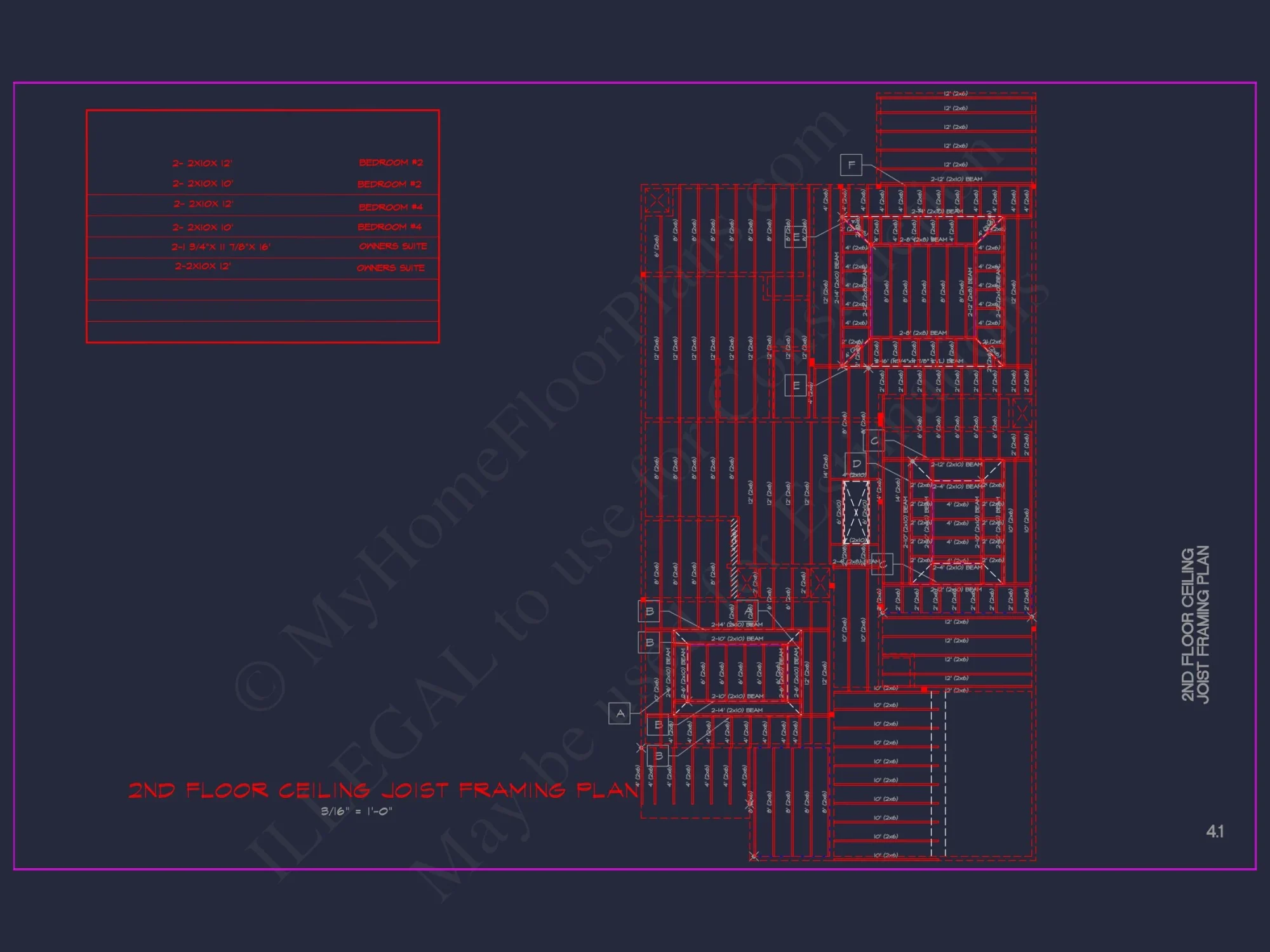 Modern CAD house Plan: 2-Story Floor Plan with Brick Design