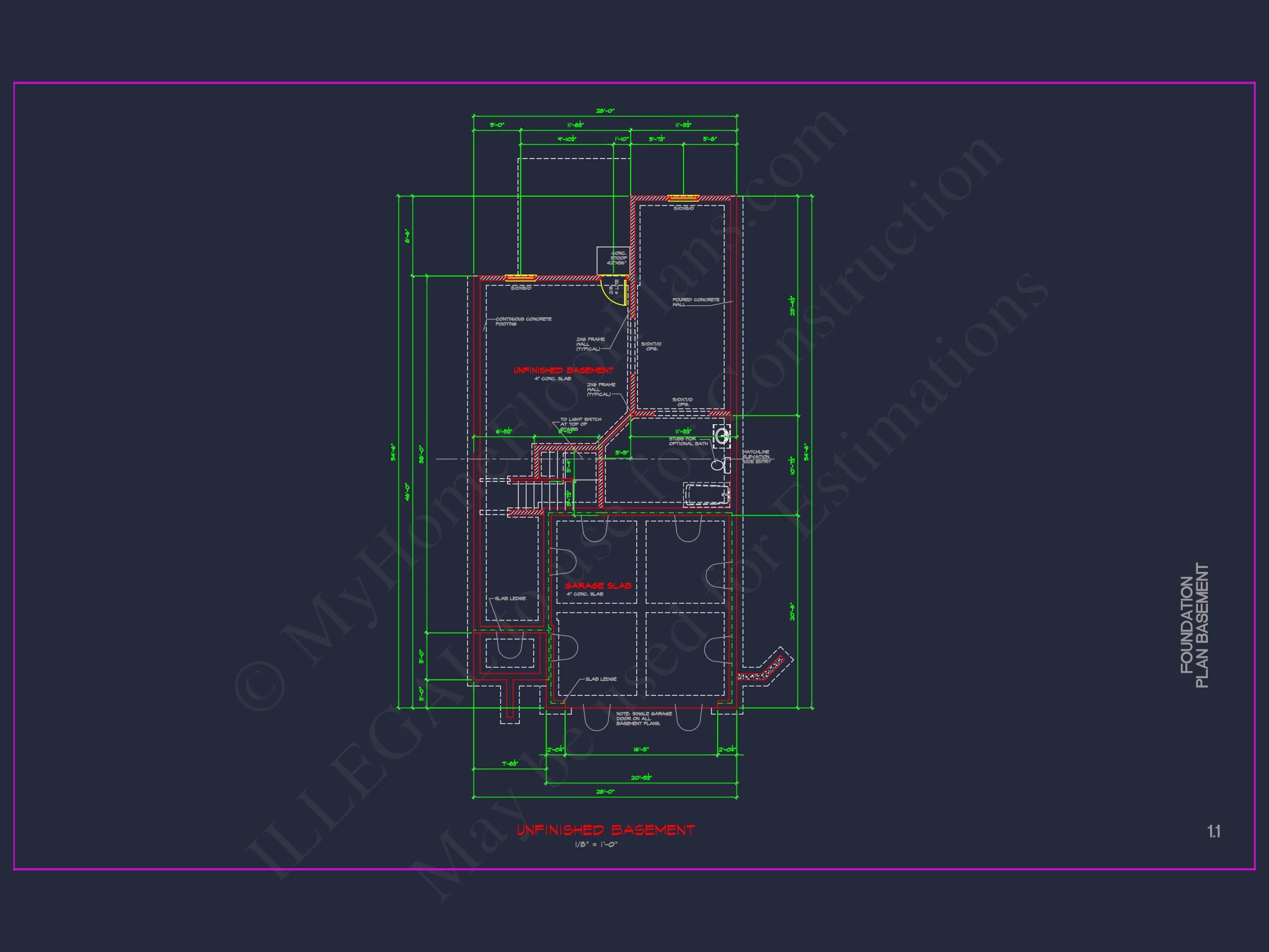 Modern CAD house Plan: 2-Story Floor Plan with Brick Design