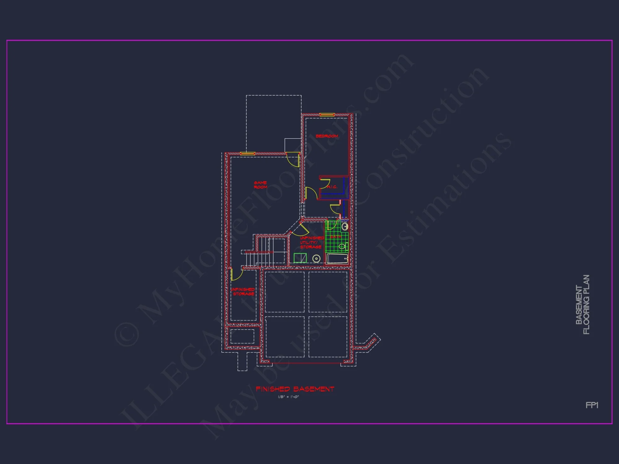 Modern CAD house Plan: 2-Story Floor Plan with Brick Design
