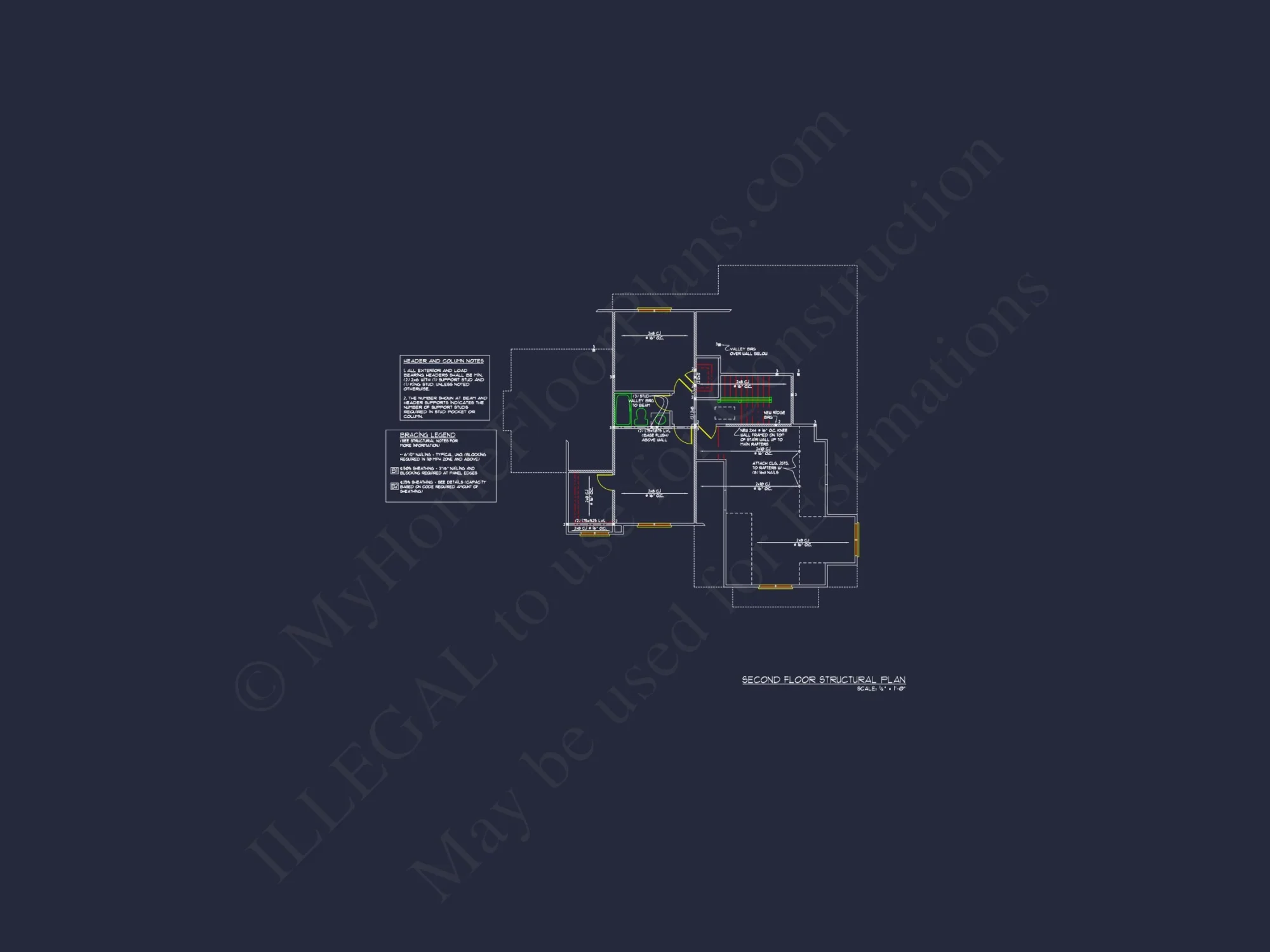 Craftsman house Design with Bonus Room and CAD Blueprint