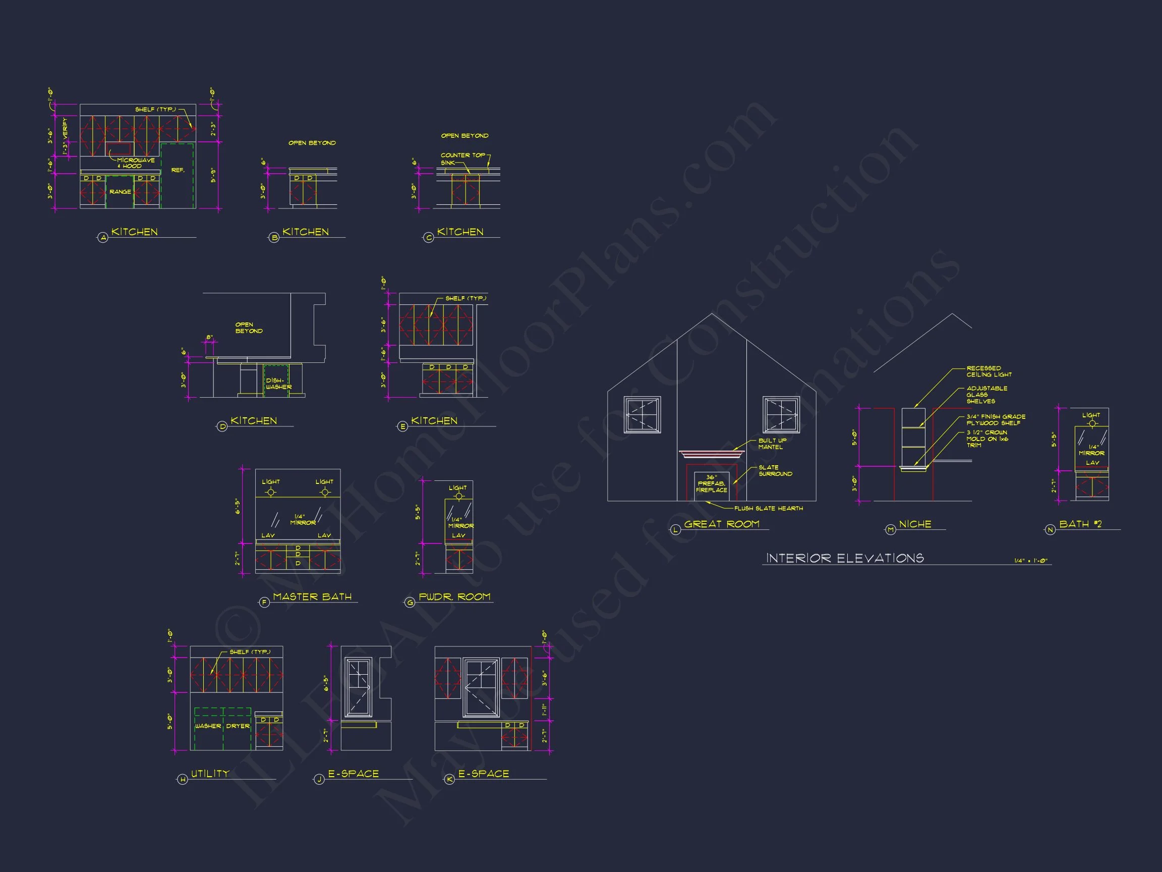 Craftsman house Design with Bonus Room and CAD Blueprint