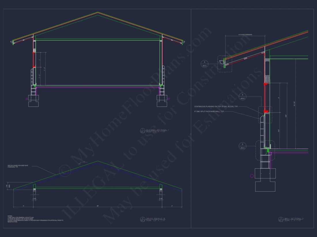 Modern house Plan with Open Floor Plan and Ranch Design