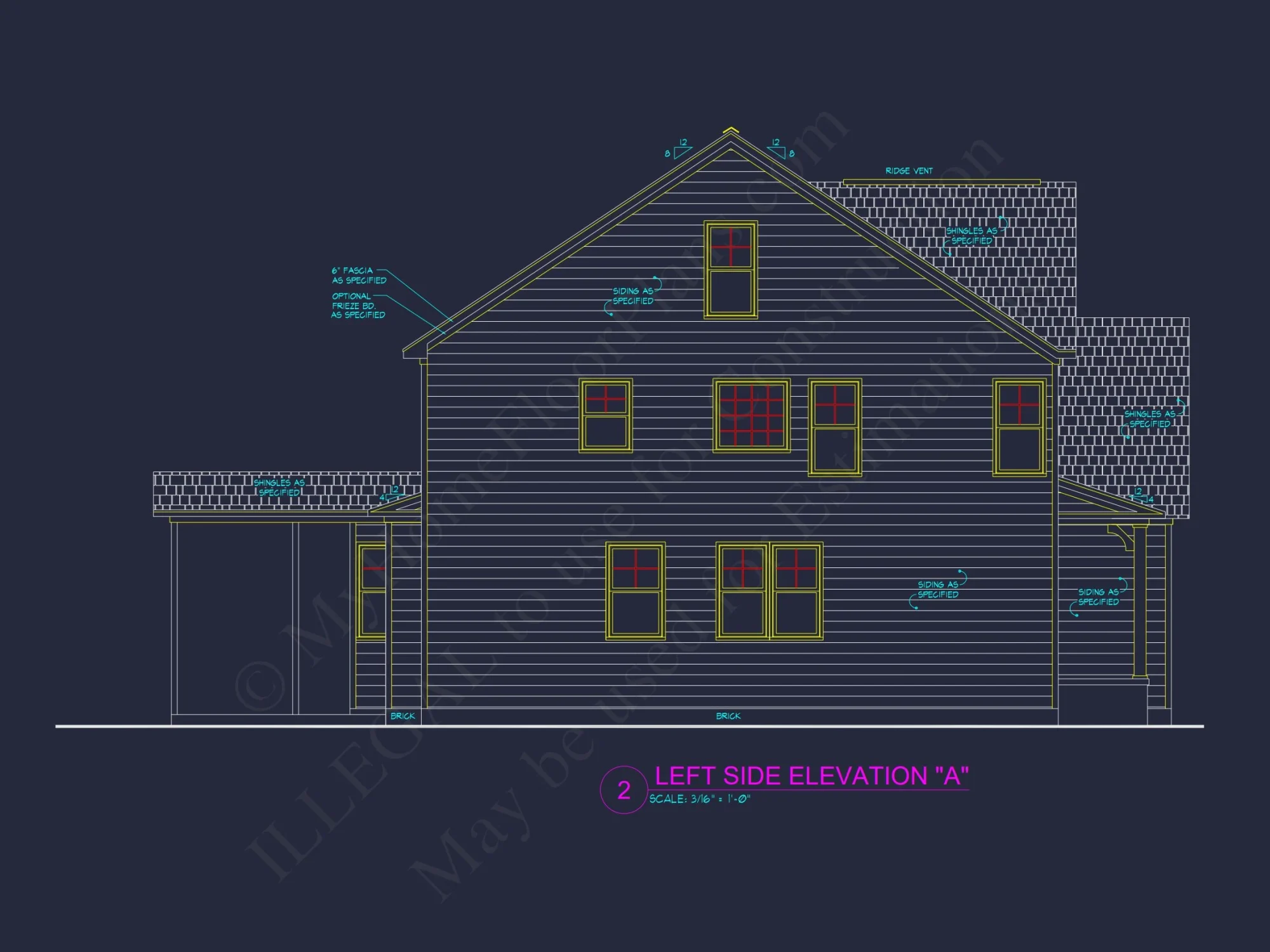 Custom house Floor Plan: CAD Designs & Architecture Blueprint