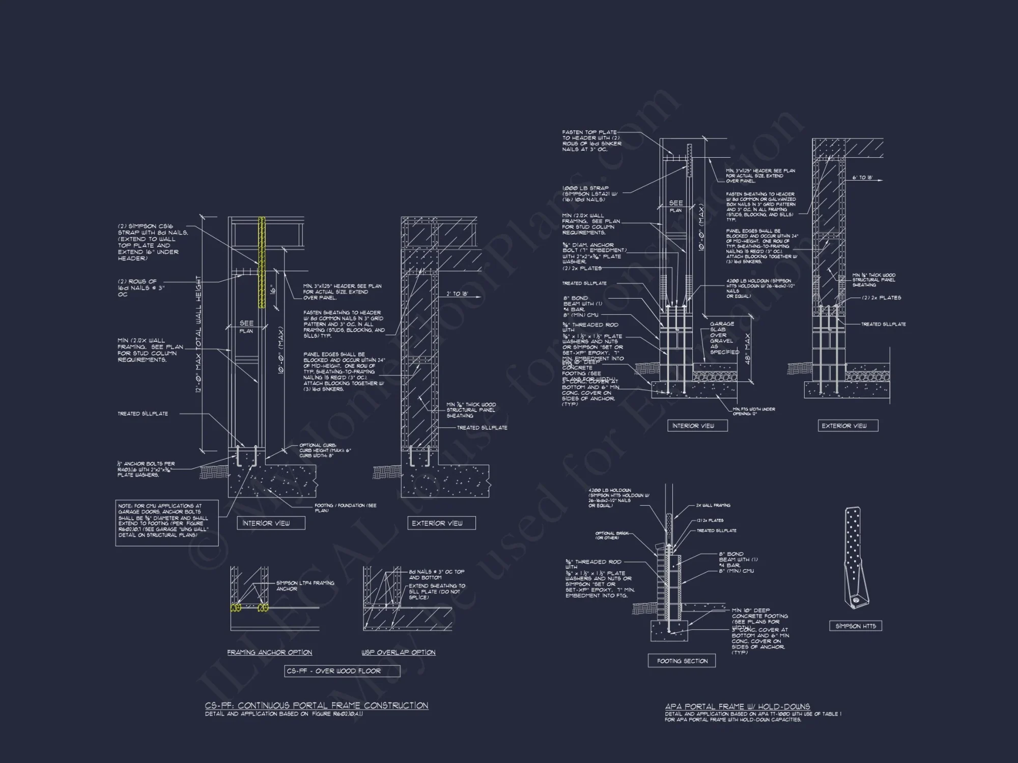 Traditional Craftsman house Plan with 2 Floors and CAD Designs