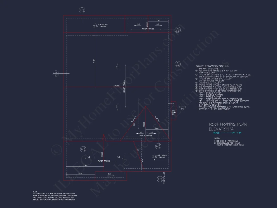 Traditional Craftsman house Plan with 2 Floors and CAD Designs