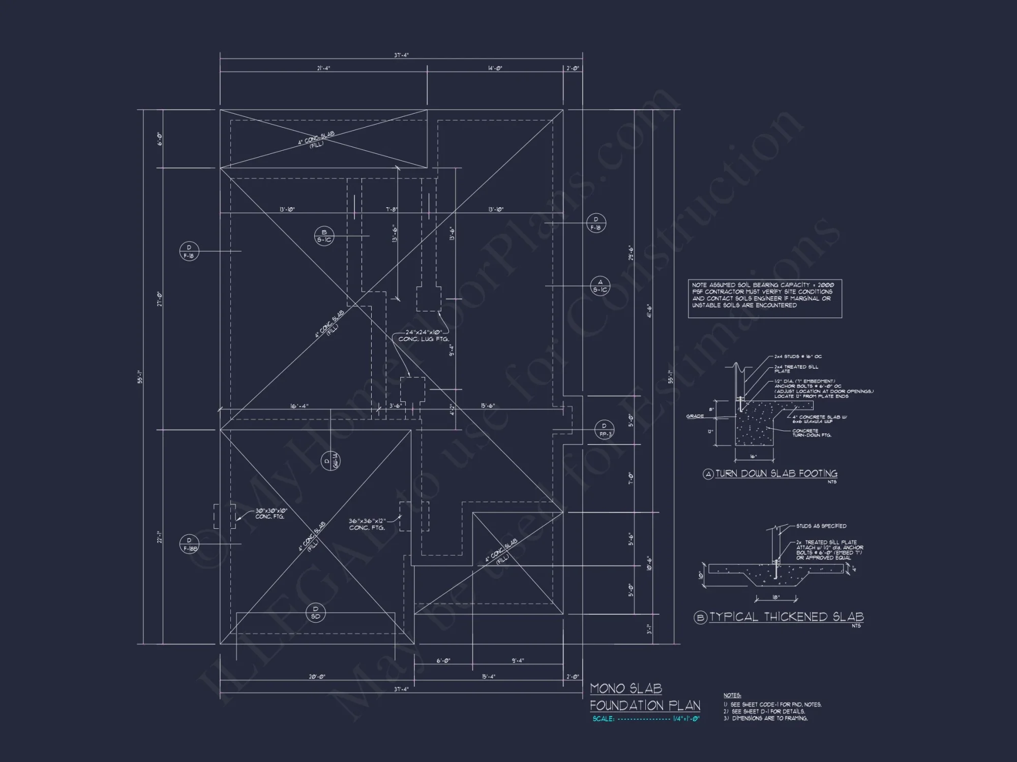 Traditional Craftsman house Plan with 2 Floors and CAD Designs