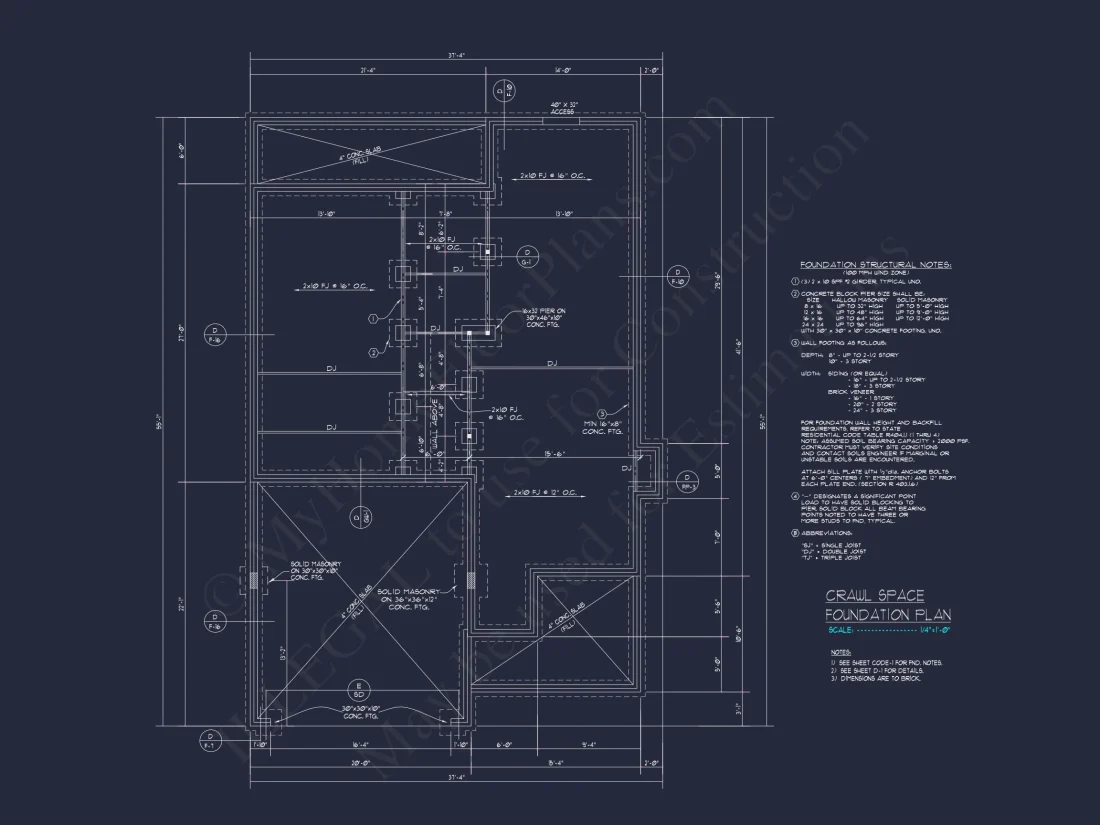 Traditional Craftsman house Plan with 2 Floors and CAD Designs
