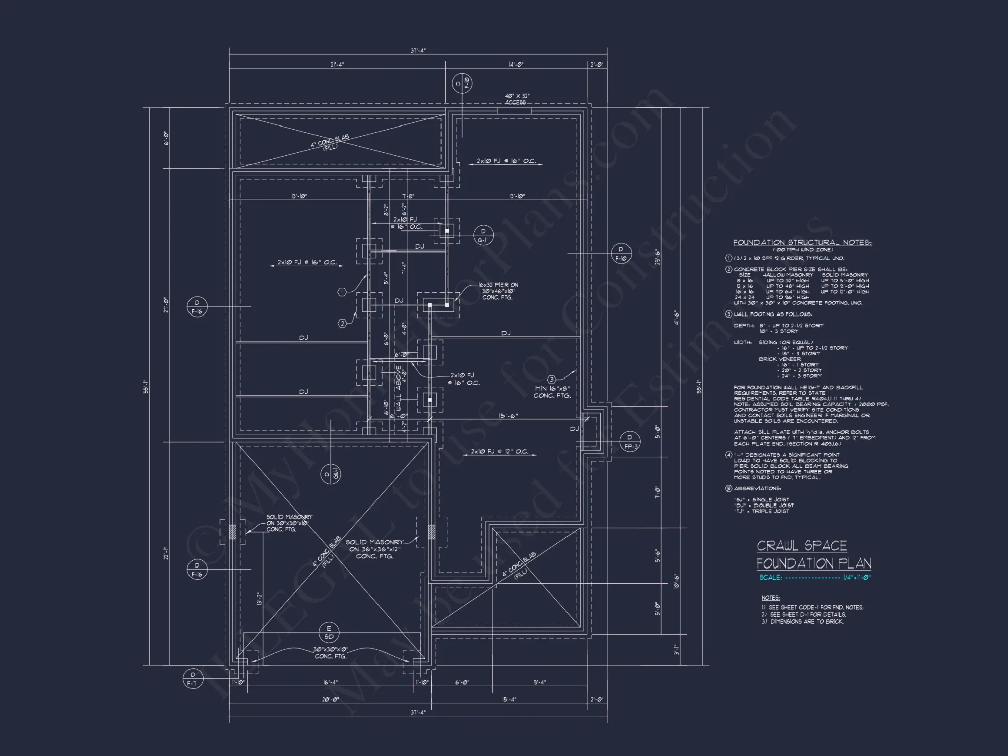 Traditional Craftsman house Plan with 2 Floors and CAD Designs