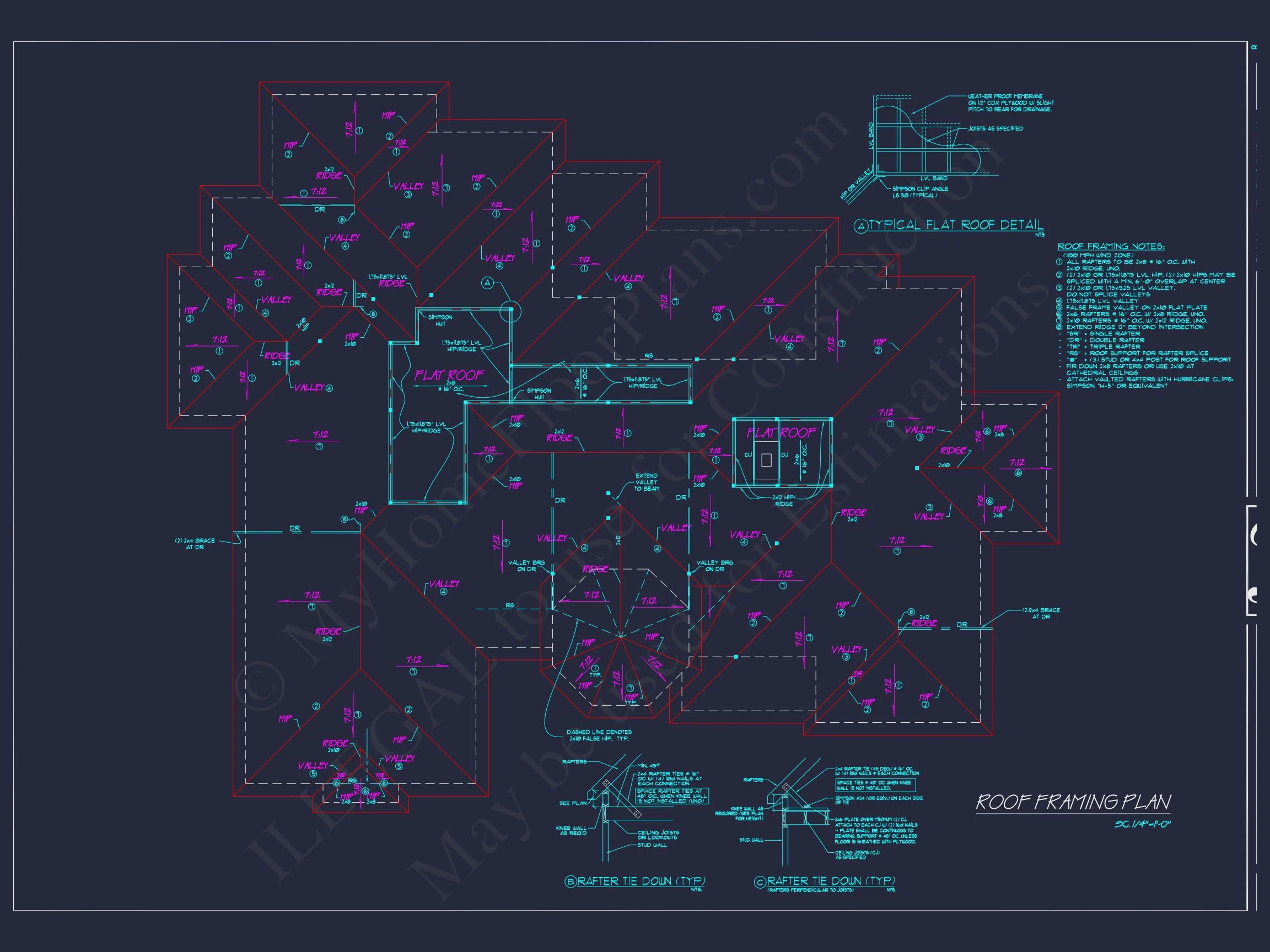 Elegant house Plan: Floor Plan, Blueprint & CAD Designs
