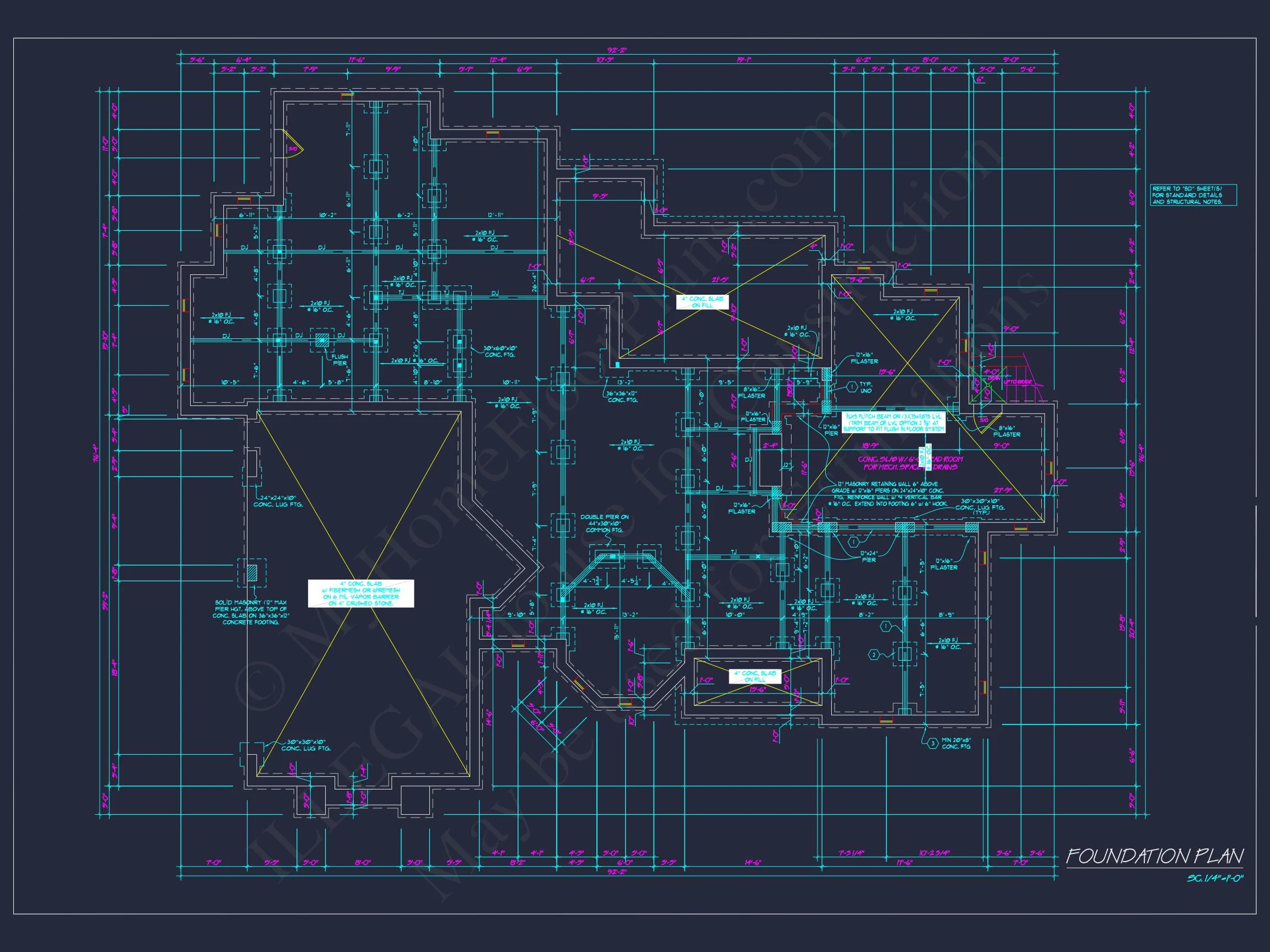 Elegant house Plan: Floor Plan, Blueprint & CAD Designs