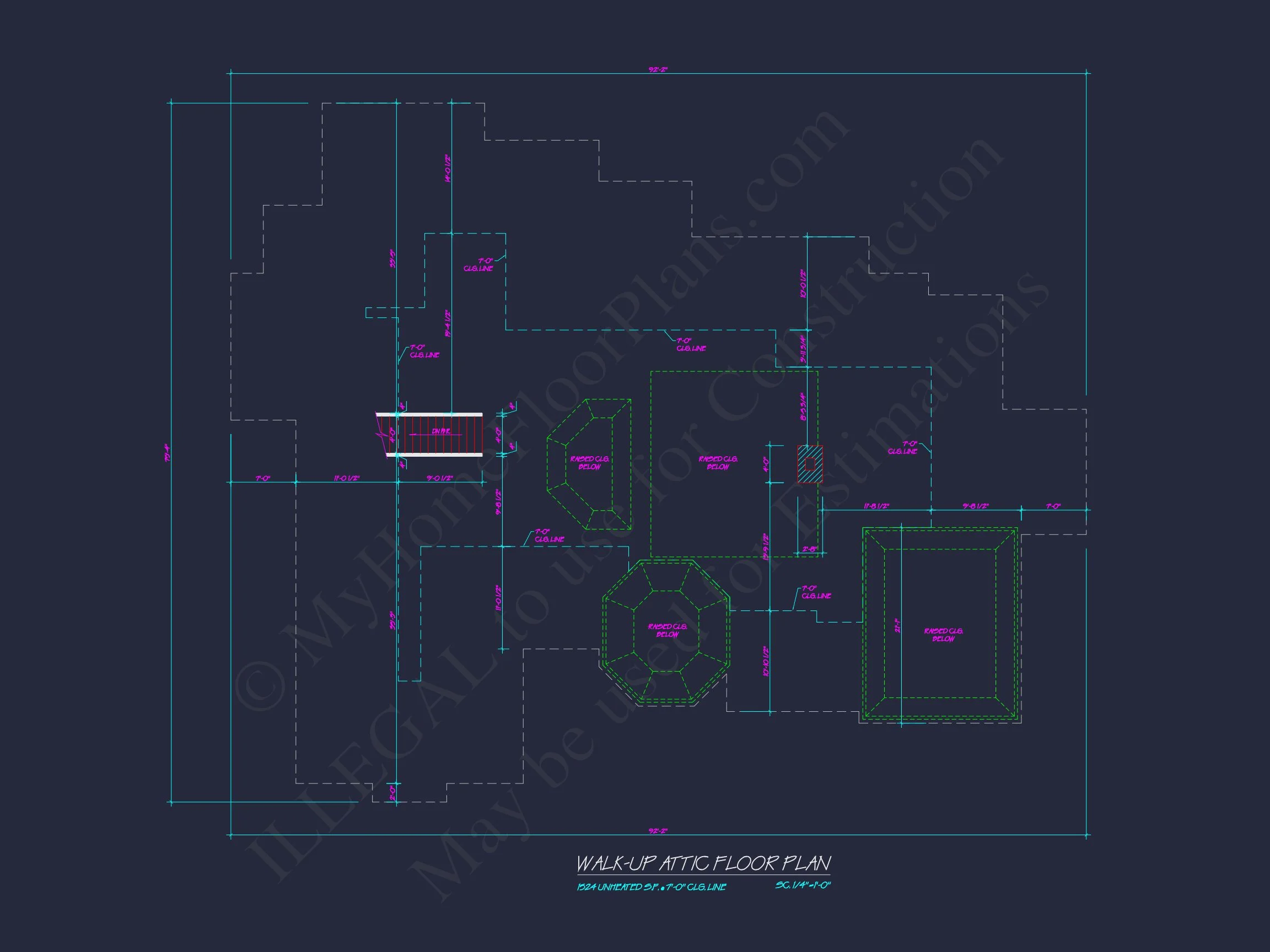 Elegant house Plan: Floor Plan, Blueprint & CAD Designs