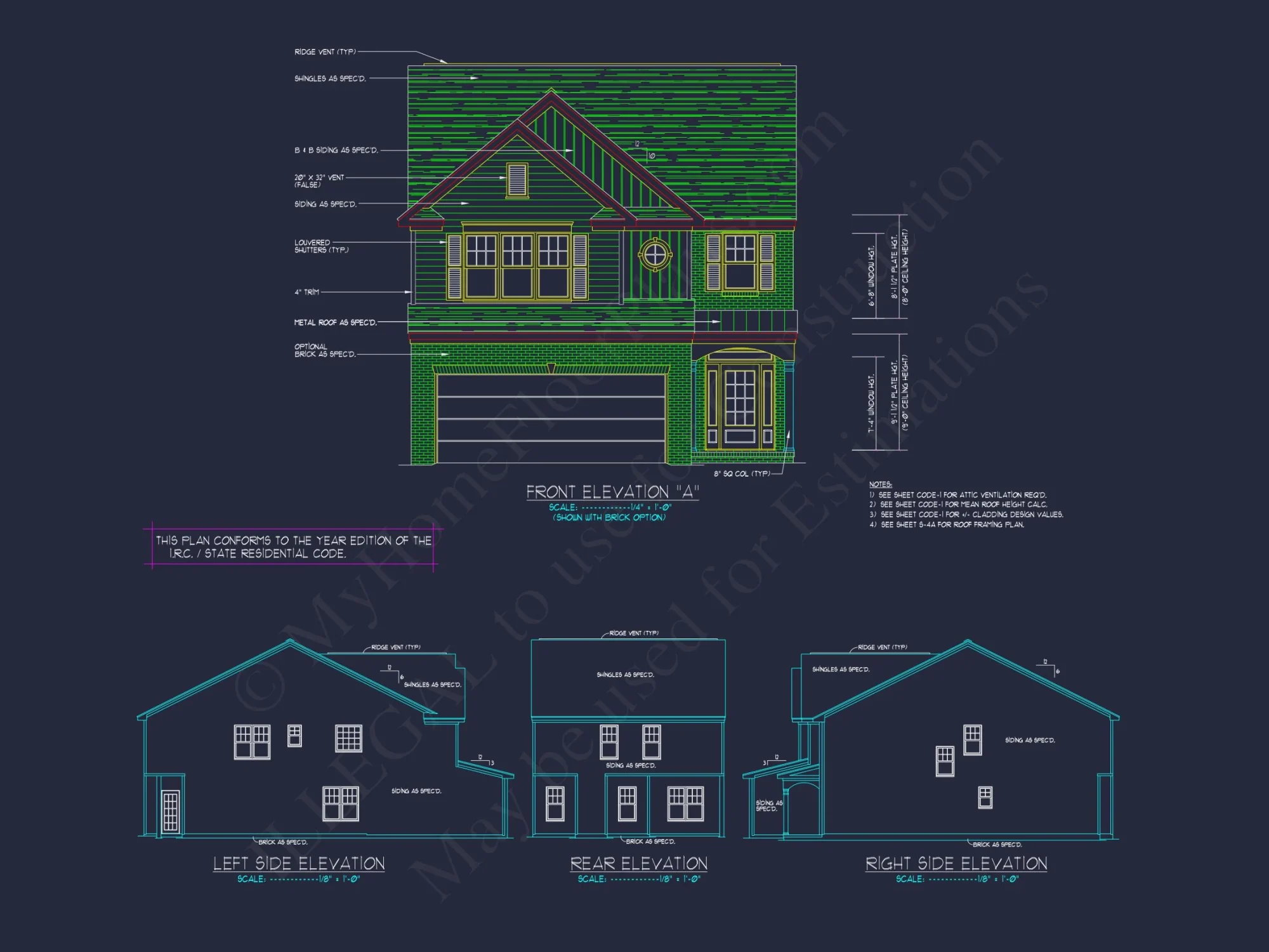 Charming 2-Story house Plan with CAD-Ready Floor Designs