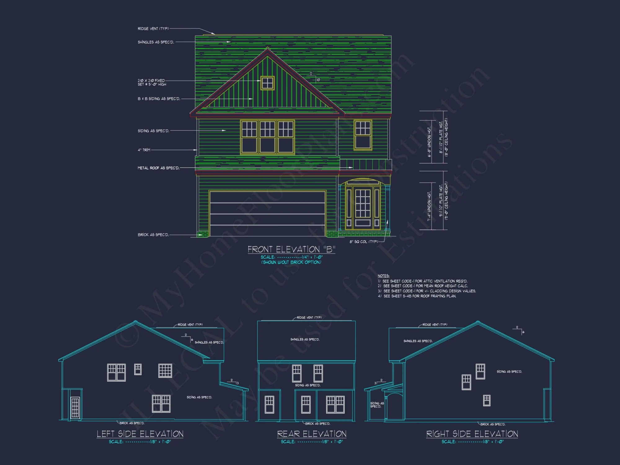 Charming 2-Story house Plan with CAD-Ready Floor Designs